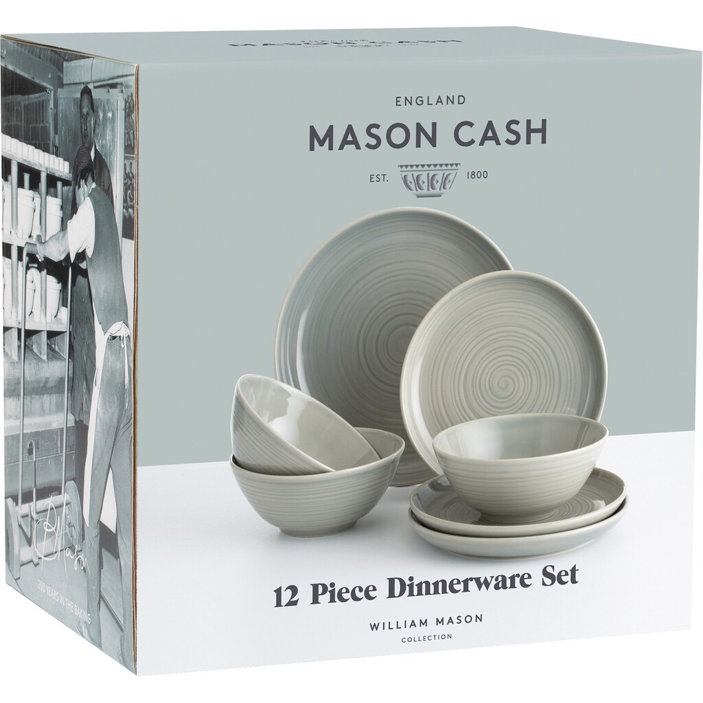 Mason Cash Tafelservice »Geschirr-Set, Service William Mason«, (Set, 12 tlg.)