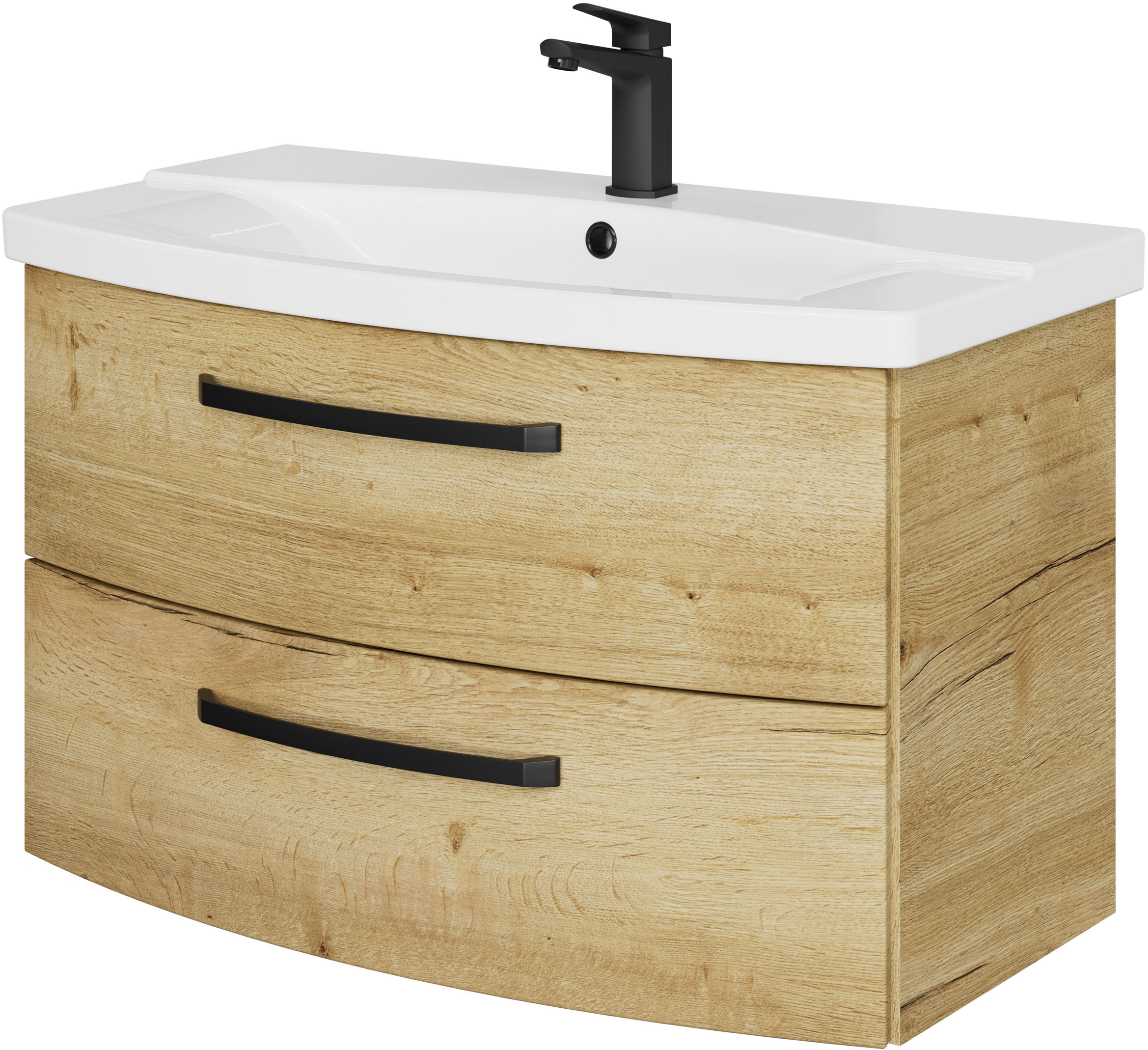 Saphir Waschtisch »Serie 4010 Keramik-Waschtisch mit Unterschrank, 84 cm br günstig online kaufen