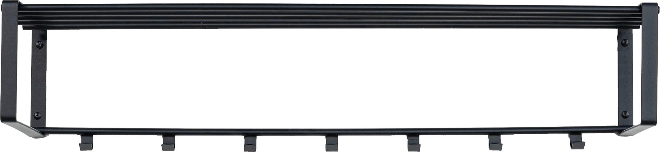 Spinder Design Garderobenleiste »REX« Wandgarderobe aus Stahl mit Hutablage günstig online kaufen