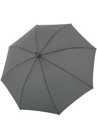 doppler® Stockregenschirm »nature Long, slate grey«, aus recyceltem Material mit... kaufen
