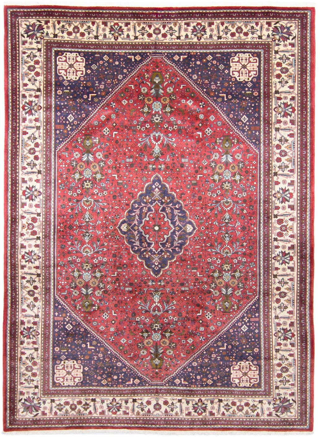 morgenland Wollteppich »Abadeh Medaillon Rosso 288 x 205 cm«, rechteckig, U günstig online kaufen