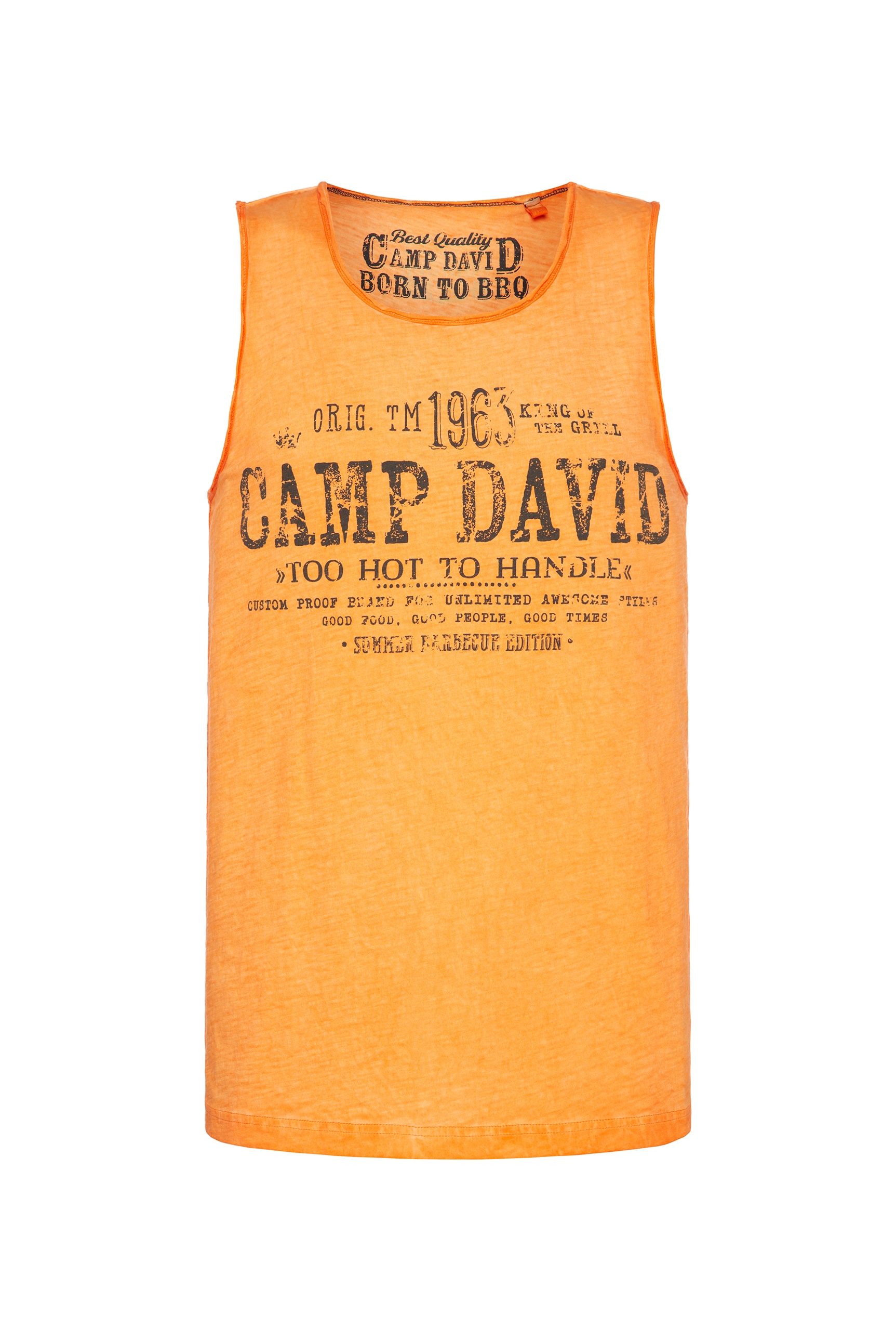 CAMP DAVID Tanktop, aus Baumwolle