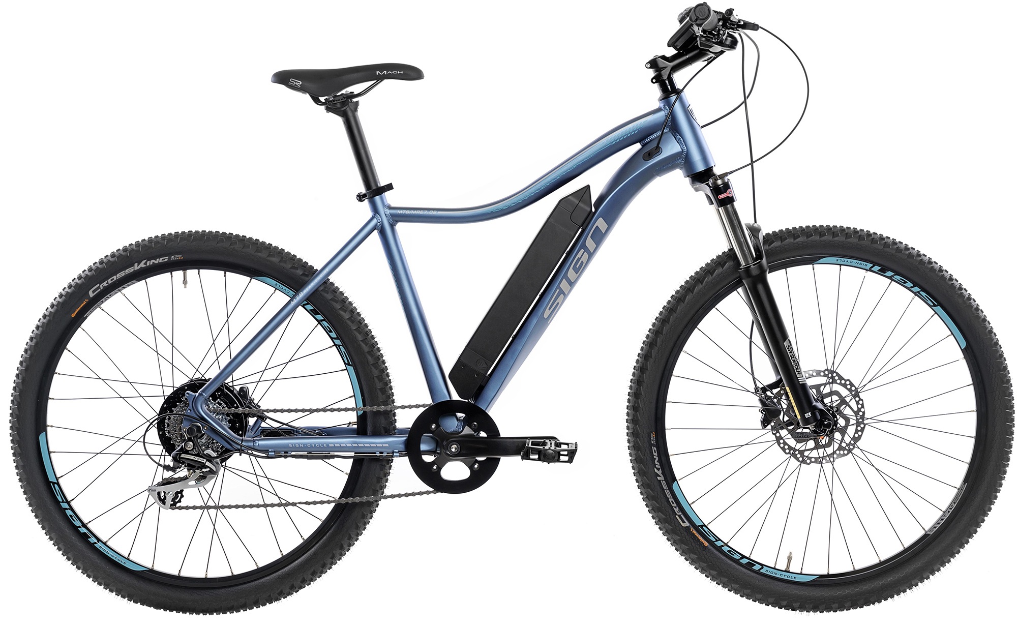Bild von SIGN E-Bike, 8 Gang, Shimano, Shimano Acera, Heckmotor 250 W, Pedelec, Elektrofahrrad für Damen u. Herren, MTB, Mountainbike