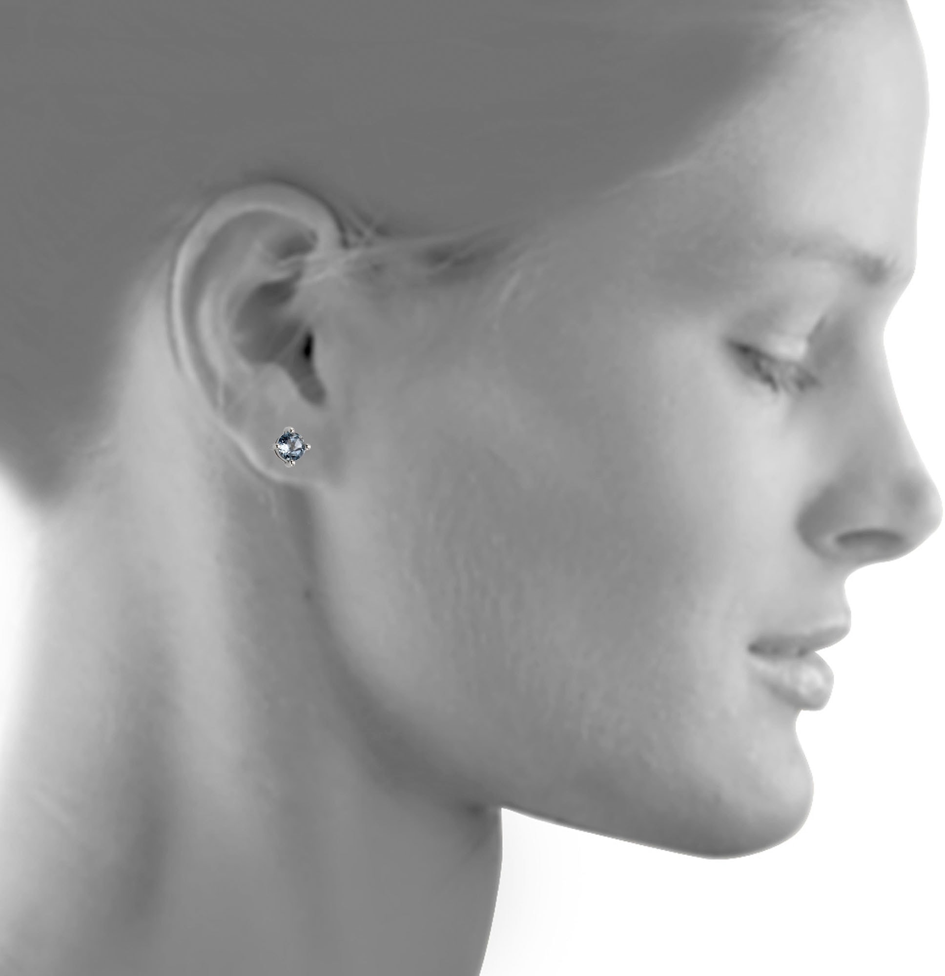 Firetti Paar Ohrstecker »Schmuck Geschenk, Ohrringe Solitär, Silber 925«, mit Blautopas (behandelt)