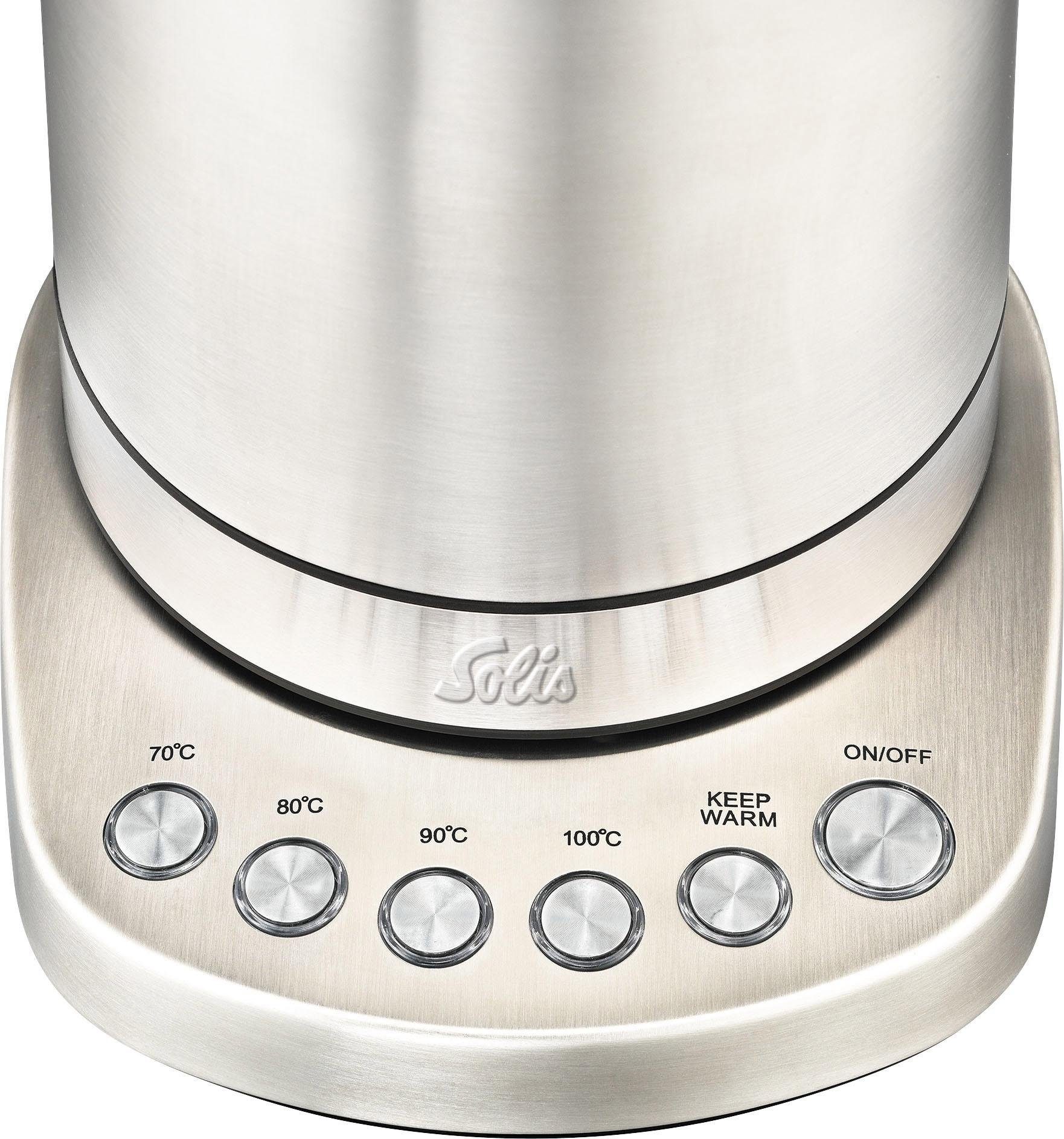 SOLIS OF SWITZERLAND Wasserkocher »962.39 Vario Temp Typ 5516«, 1,7 l, 2200 W