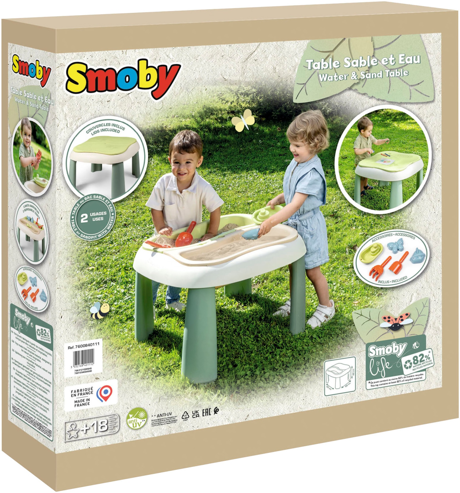 Smoby Spieltisch »Smoby Life Sand- und Wasserspieltisch«, Made in Europe