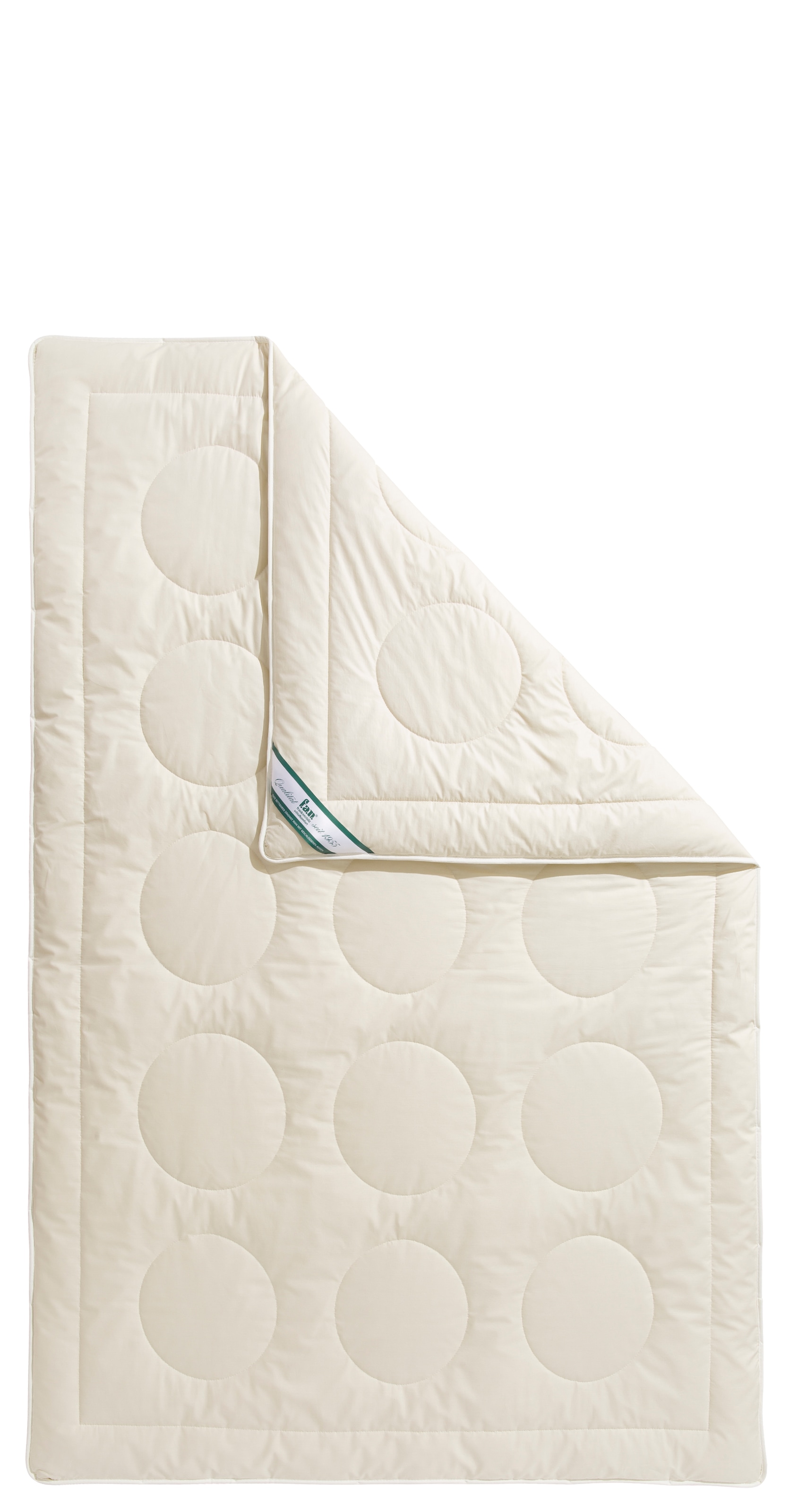 FAN Naturhaarbettdecke »Wolle Anti Milbe« warm Füllung 97Wolle3sonstigeFasern 1 Stk. tlg. reizfreier Schlafkomfort durch Milben-Ausrüstung weiß...