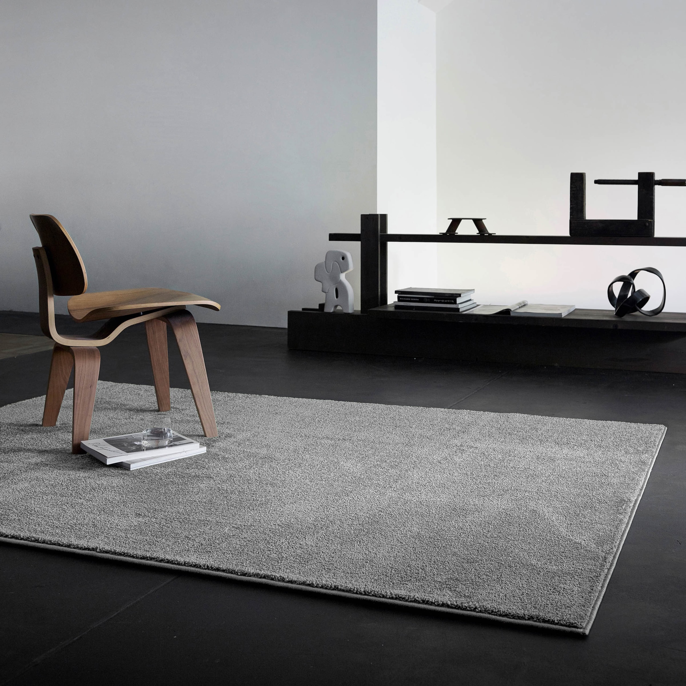 Wecon home Basics Teppich »Lotta« rechteckig 17 mm Höhe Kurzflor, Wohnzimme günstig online kaufen