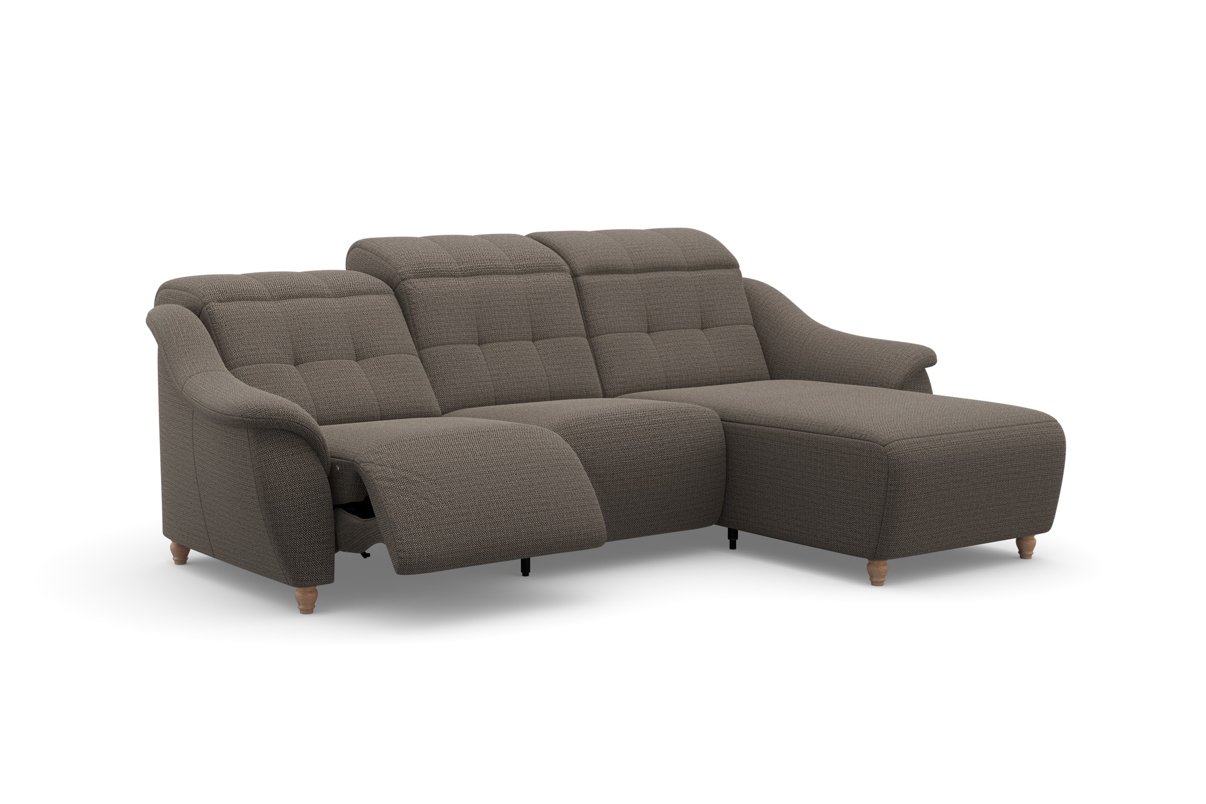 Home affaire Ecksofa »Boston L-Form«, (2 St.), Kopfteilverstellung an jeder Sitzfläche, wahlweise Relaxfunktion