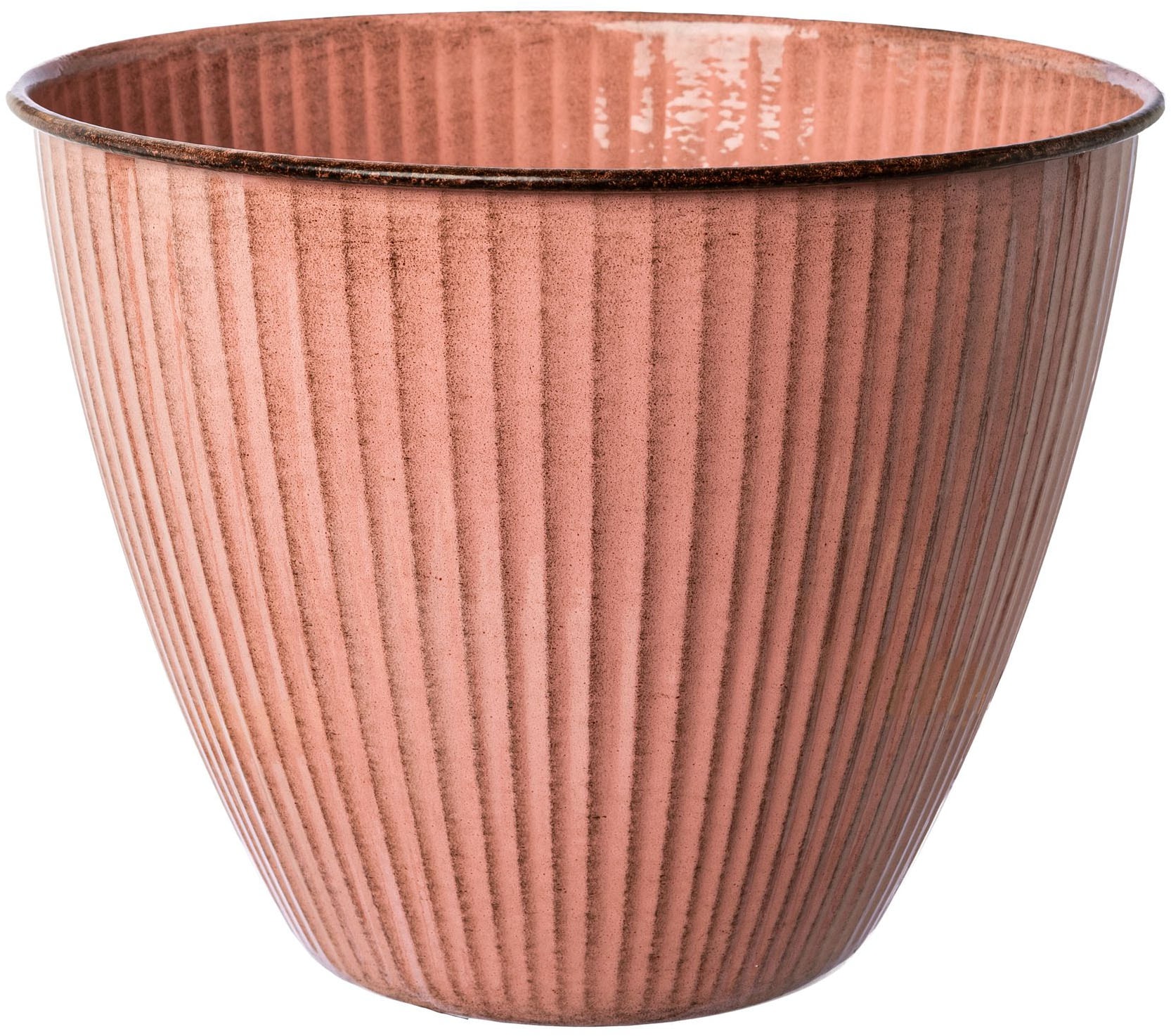 Creativ home Übertopf »Übertopf« mit Riffelstruktur günstig online kaufen