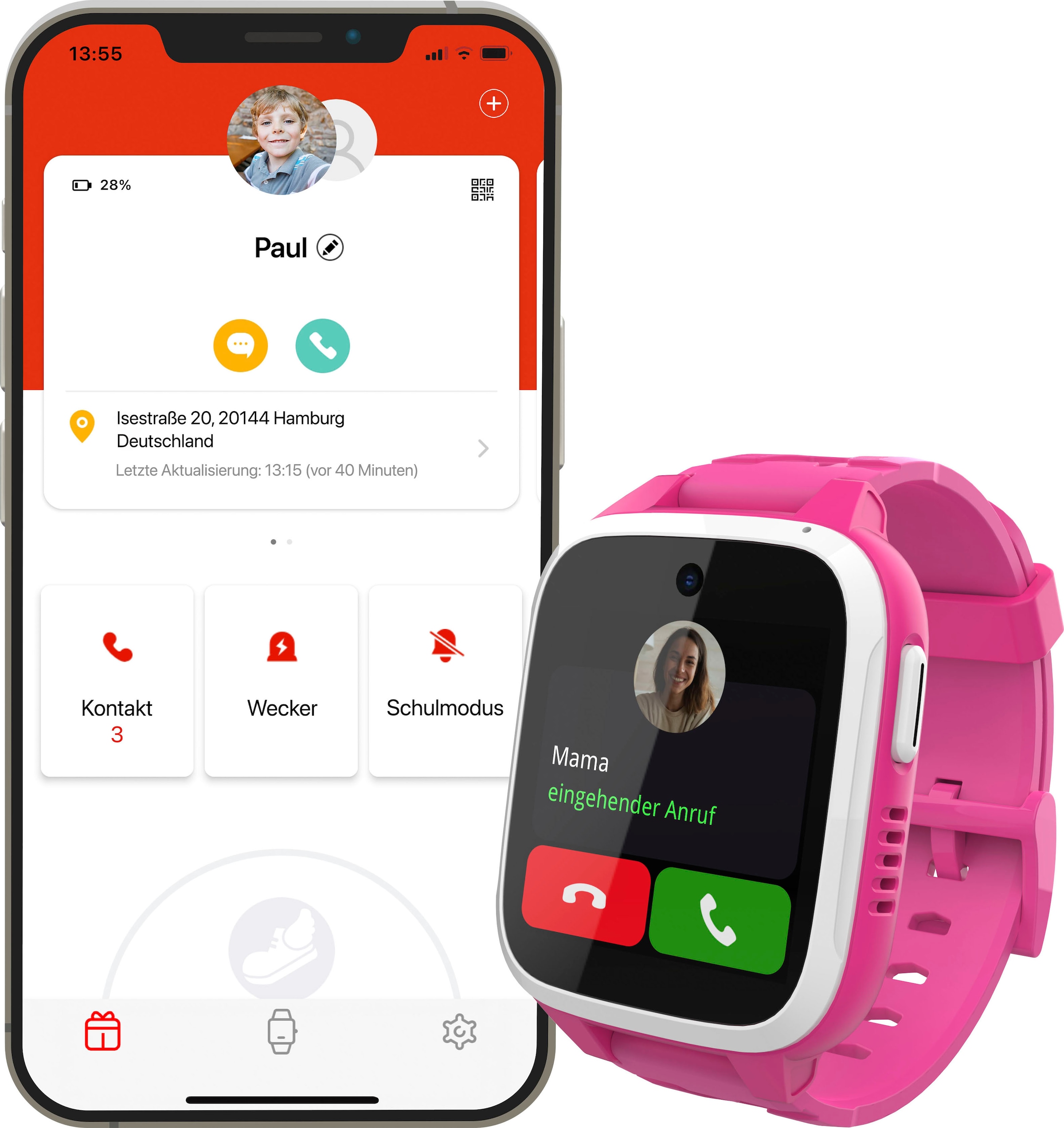 Xplora Smartwatch »XGO3«, (3,3 cm / 1,3 Zoll), RTOS, 128 GB,)