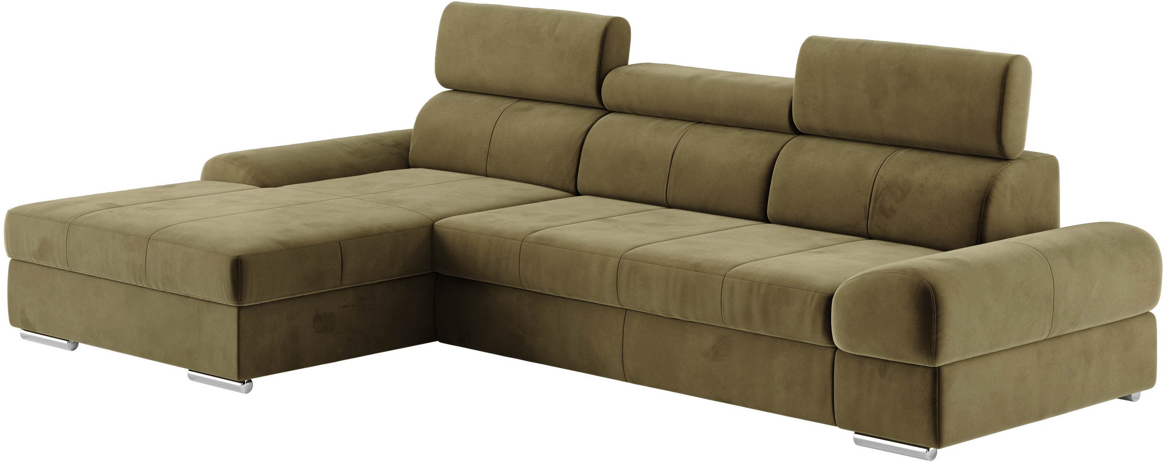 sit&more Ecksofa »Broadway L-Form«, inklusive Kopfteilverstellung, wahlweise mit Bettfunktion