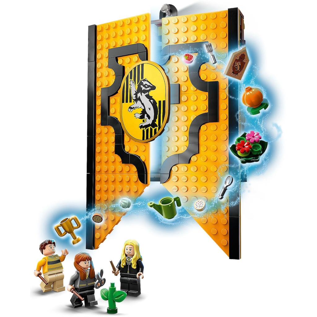LEGO® Konstruktionsspielsteine »Hausbanner Hufflepuff (76412), LEGO® Harry Potter«, (313 St.)