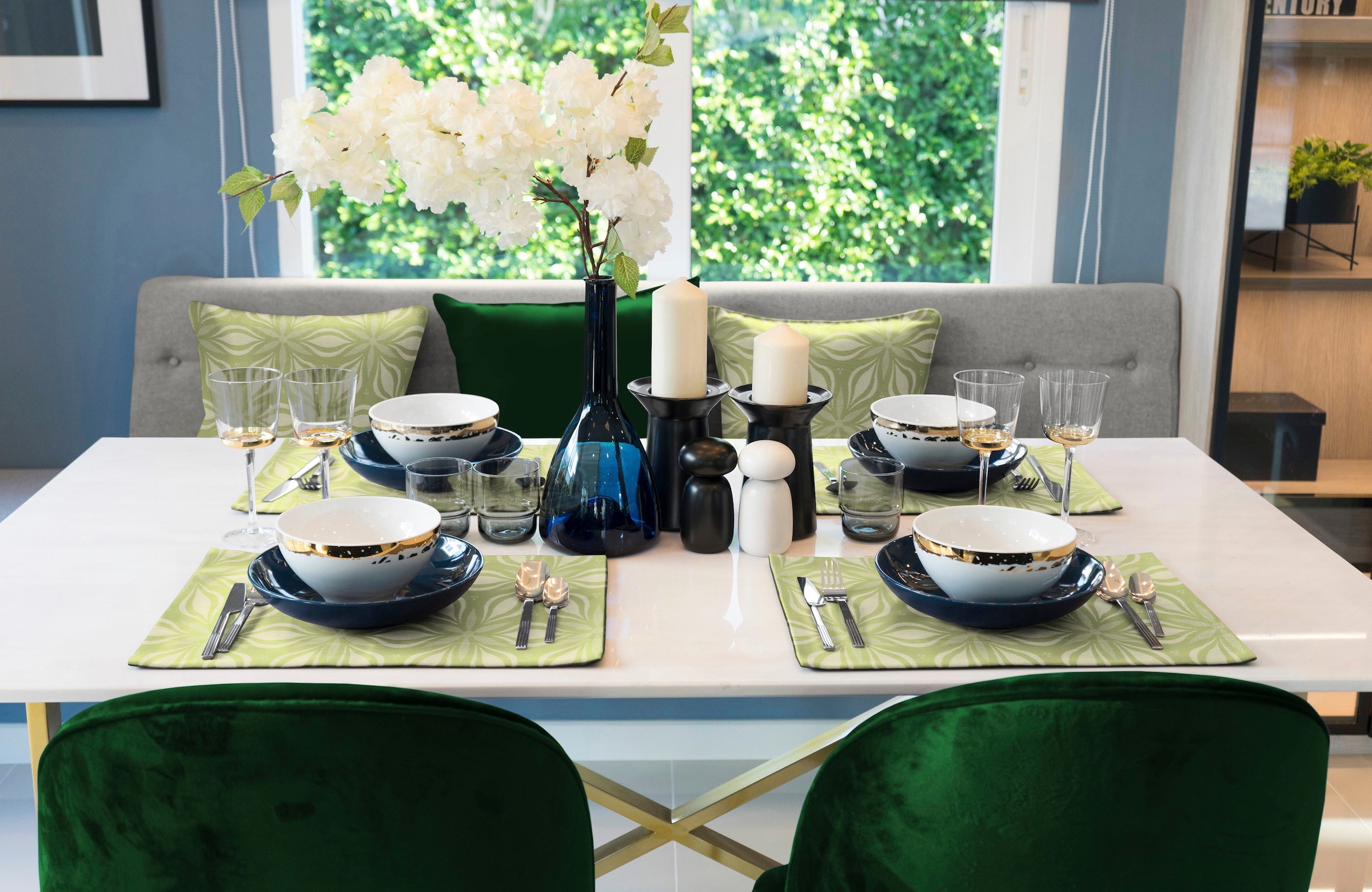 Adam Platzset »Retro Floret«, (2 St.), 2-er Set