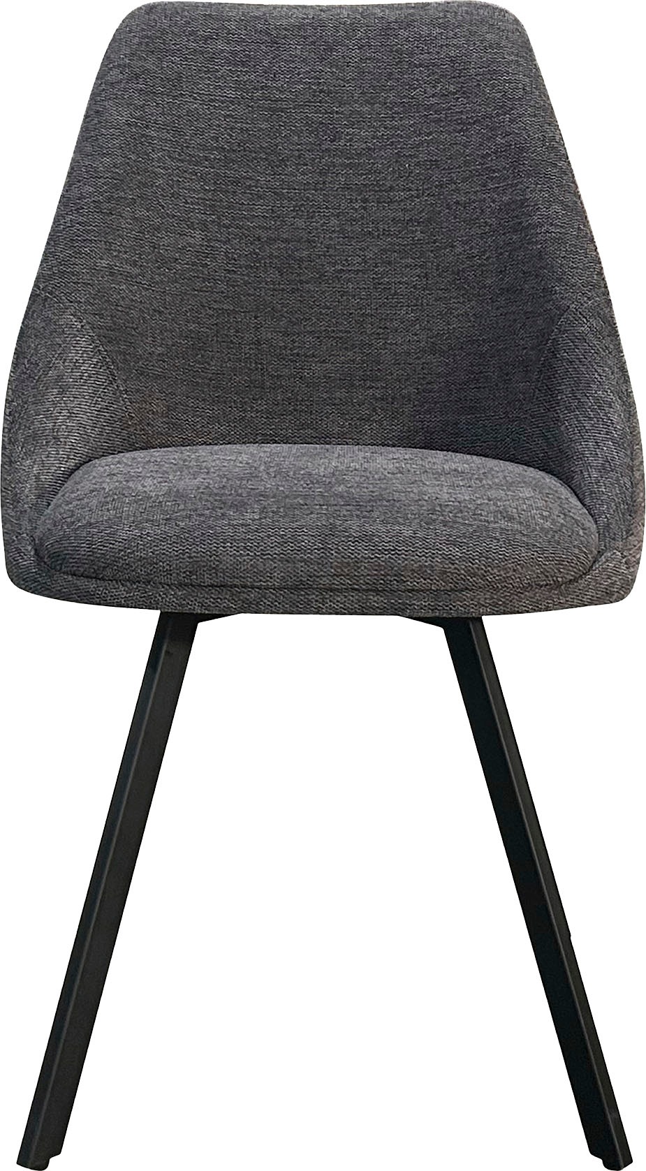 byLIVING Esszimmerstuhl »Jasper (2er-Set)«, (Set), Sitzschale 360°drehbar, Metall schwarz, Küchenstuhl, diverse Bezüge