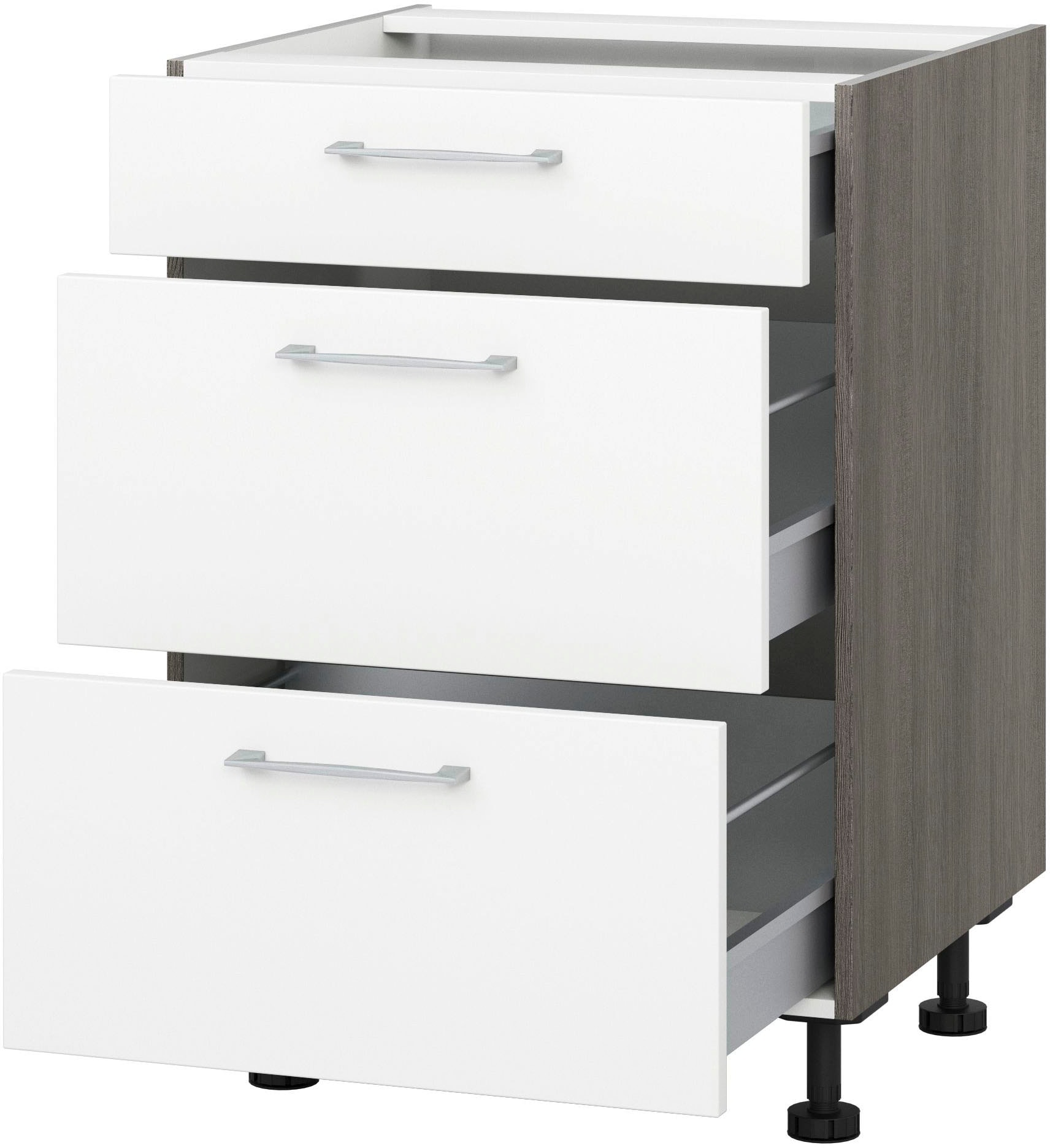 KOCHSTATION Auszugsunterschrank "KS-Trea U2AS60", mit drei Auszügen, Breite günstig online kaufen