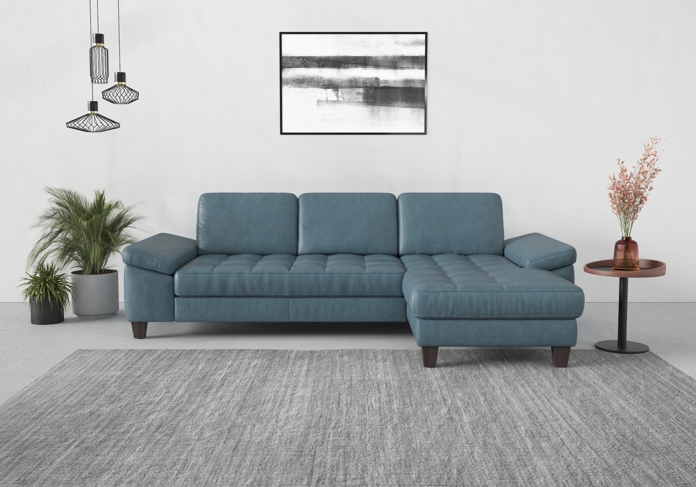 sit&more Ecksofa »Westham L-Form« Recamiere, mit oder ohne Bettfunktion, Be günstig online kaufen