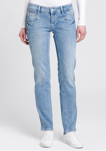 Freeman T. Porter Straight-Jeans »Alexa Straight SDM«, mit Deko-Zippern und Nieten-Dekor kaufen