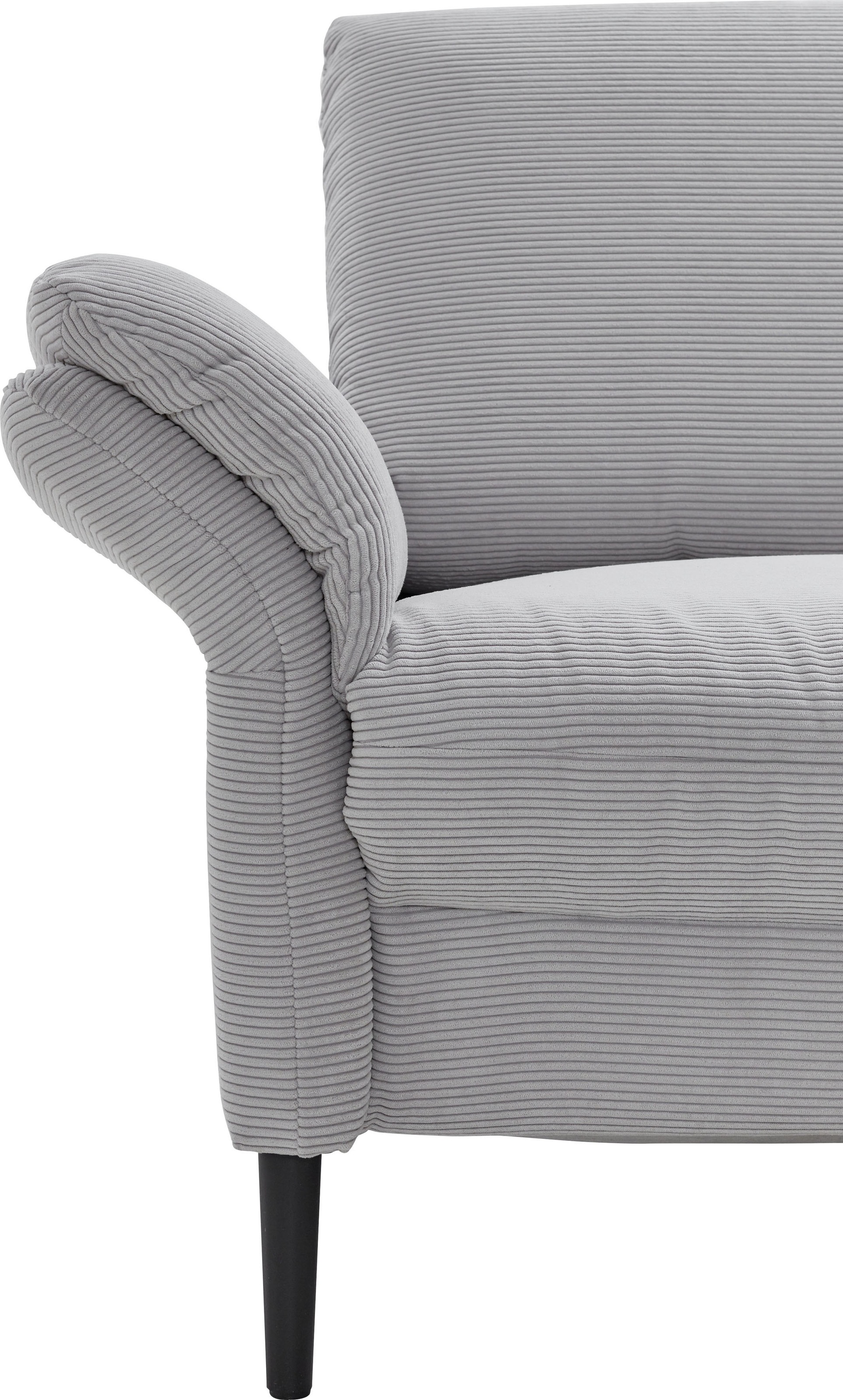 Places of Style Ecksofa »Sarsina: mit Tonnentaschen-Federkern, perfekt zum Entspannen L-Form«, inklusive 1 motorischen Relaxfunktion mit Herz-Waage-Beschlag