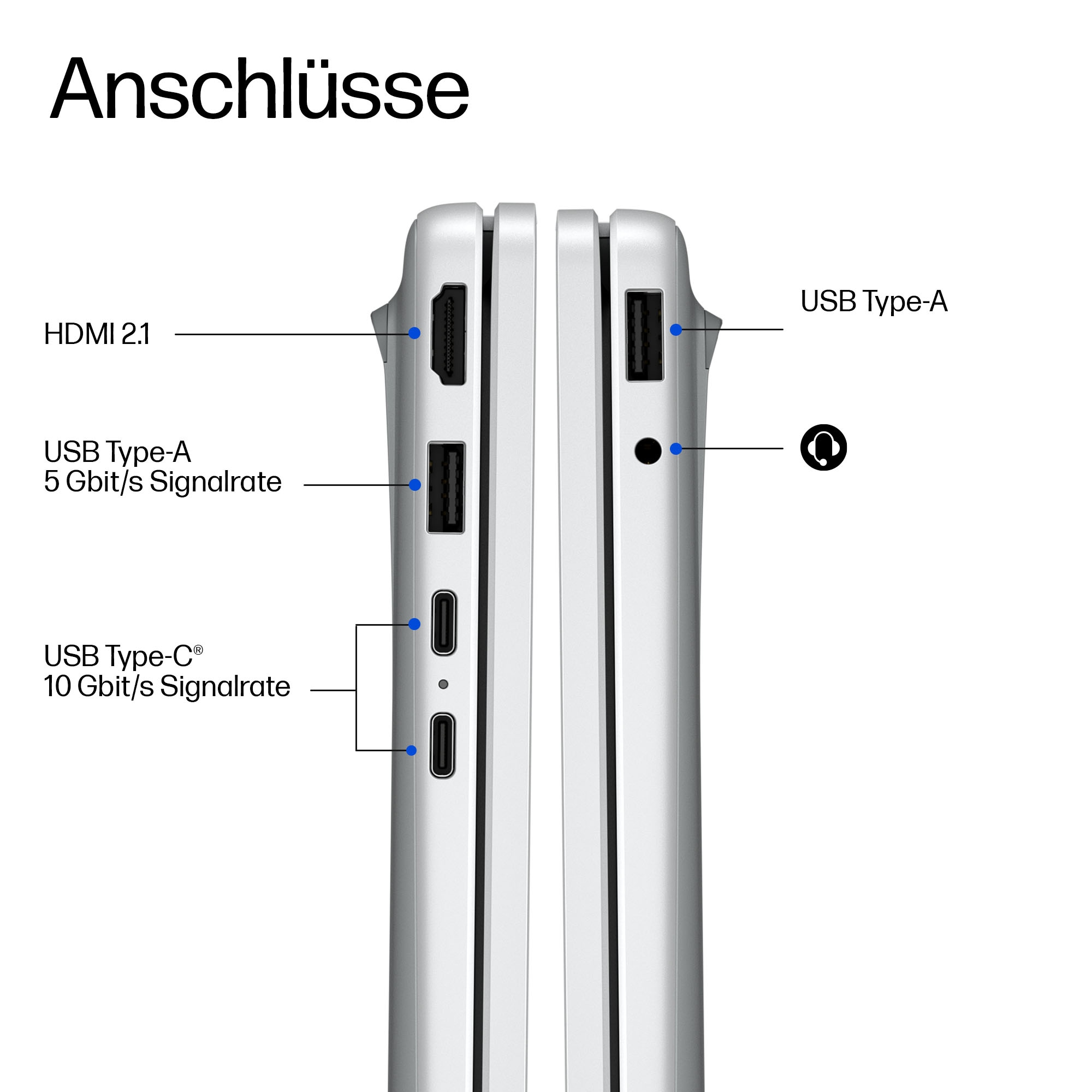 HP Notebook »OmniBook 3 17-dm0071ngx« 43,9 cm / 17,3 ″ AMD Ryzen™ AI 7 Radeon 840M 512 GB SSD