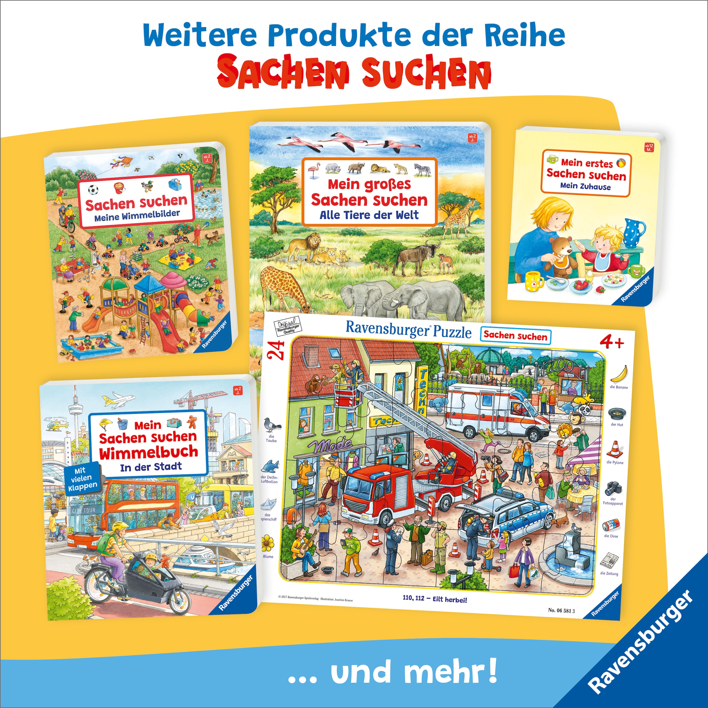 Ravensburger Kinderbuch »Pappbilderbuch, Sachen suchen Auf dem Bauernhof«