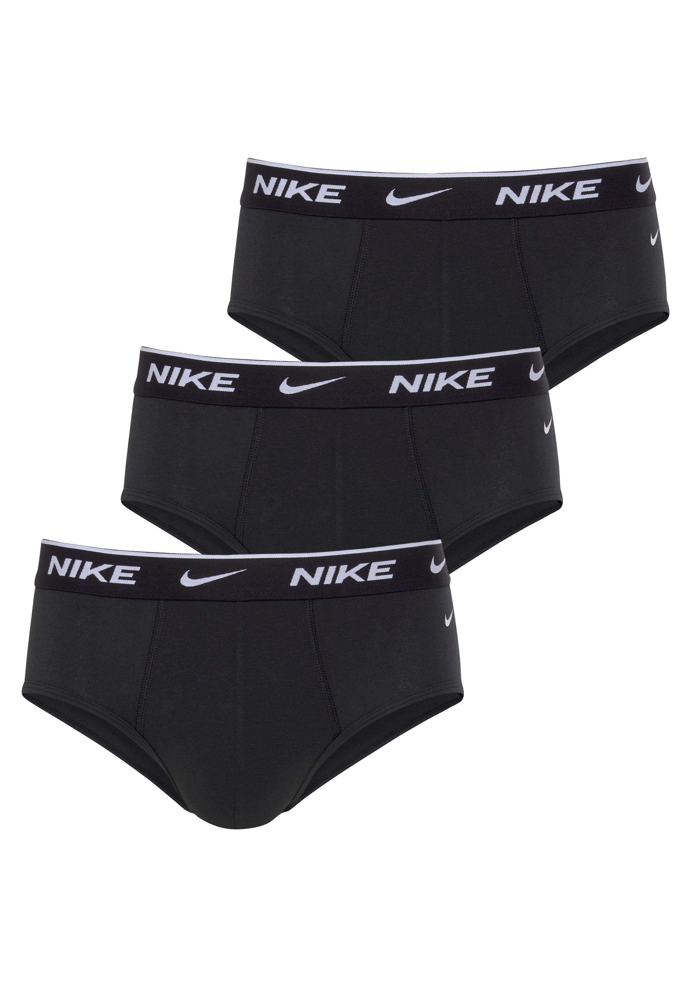 NIKE Underwear Slip »BRIEF 3PK«, (Packung, 3 St., 3er), mit Logo-Elastikbund