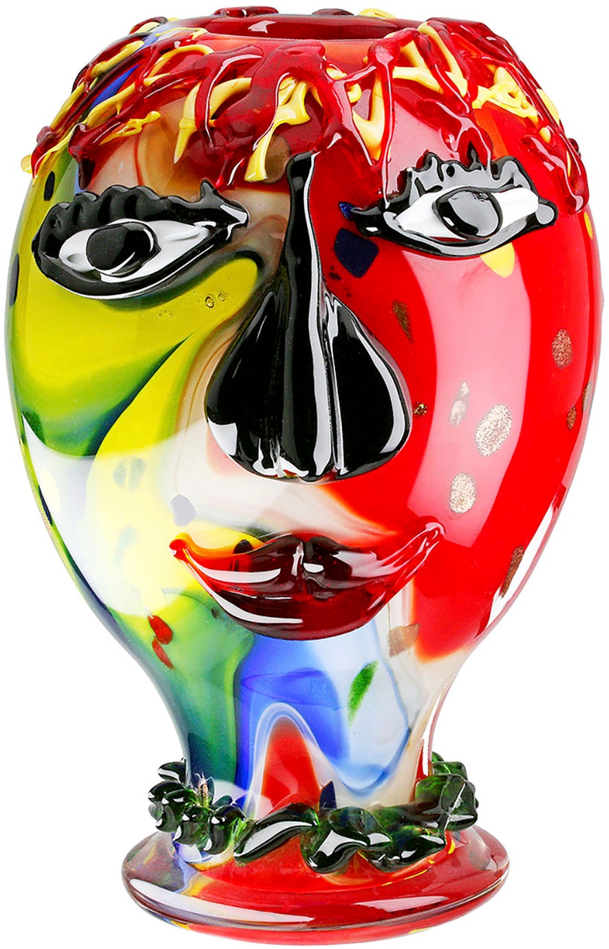 Casablanca by Gilde Tischvase »Gesichtsvaseb Andrew, mehrfarbig H.29 cm« günstig online kaufen