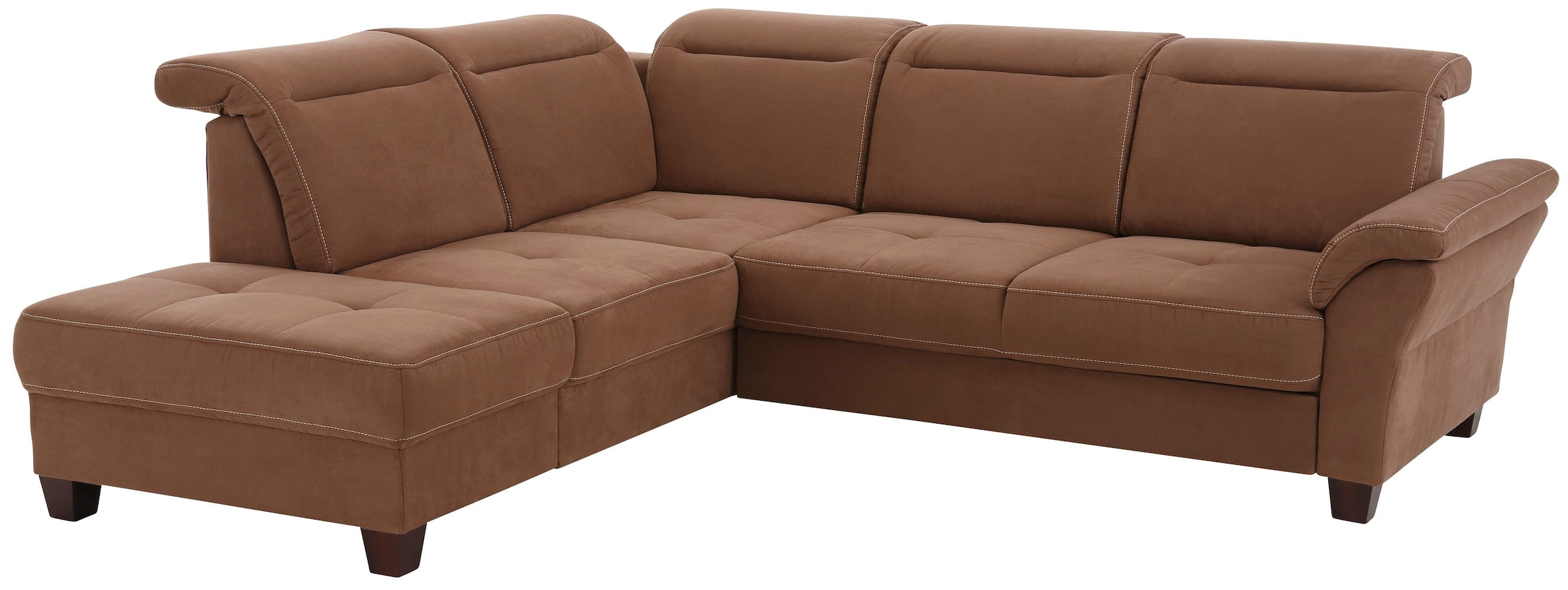 Home affaire Ecksofa »Solvei L-Form« wahlweise auch mit Kopfteilverstellung günstig online kaufen