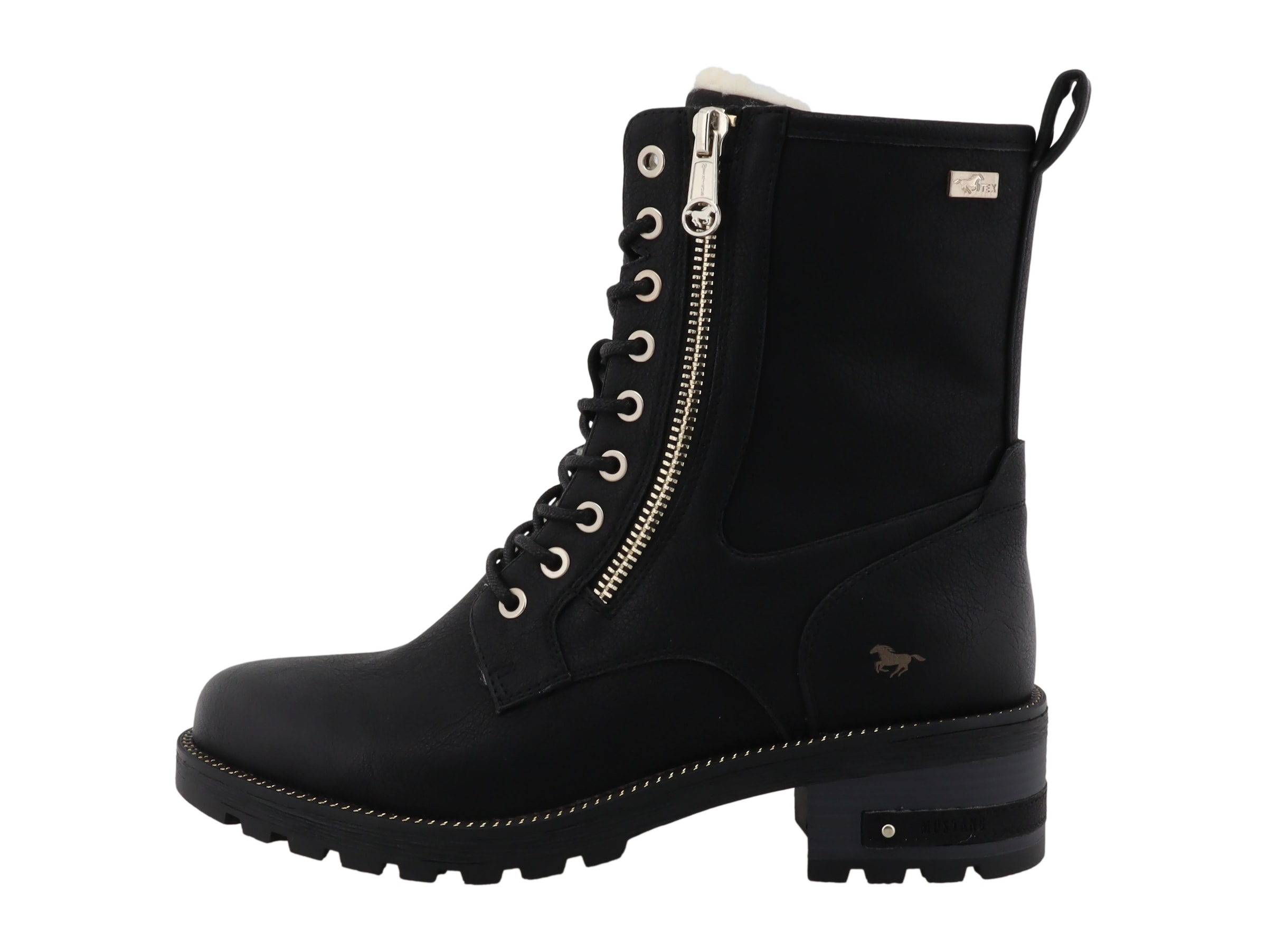 Mustang Shoes Winterstiefelette »Haukea«  Winterboots mit praktischen Reißverschlüssen