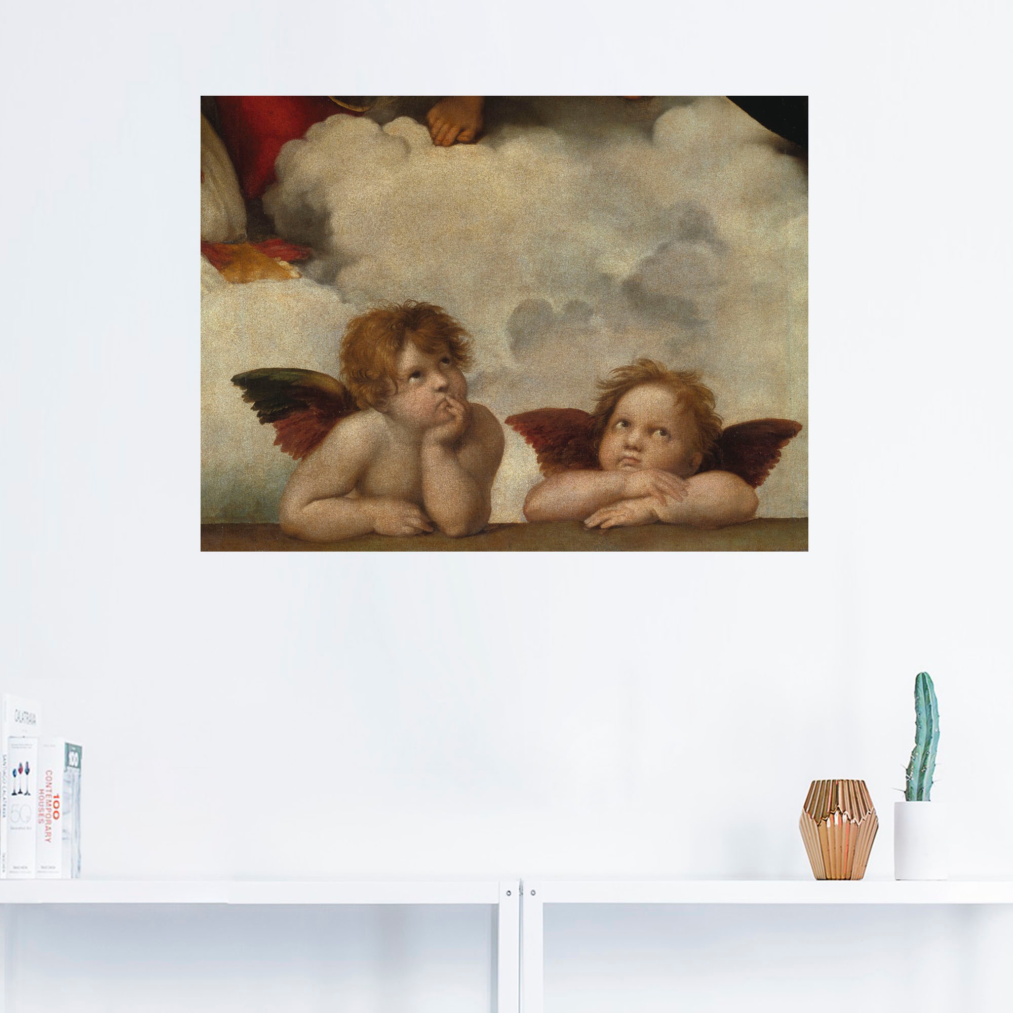 Artland Wandbild »Detail aus Die Sixtinische Madonna.«, Religion, (1 St.), als Leinwandbild, Poster, Wandaufkleber in verschied. Größen