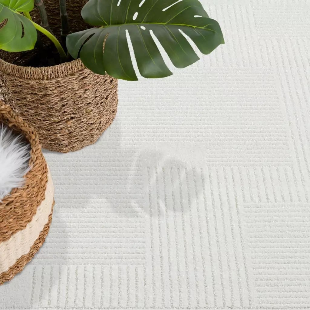 Carpet City Teppich »FLAIR177«, rechteckig, 11 mm Höhe, Kurzflor-Teppich, Skandi-Stil, Wohnzimmer
