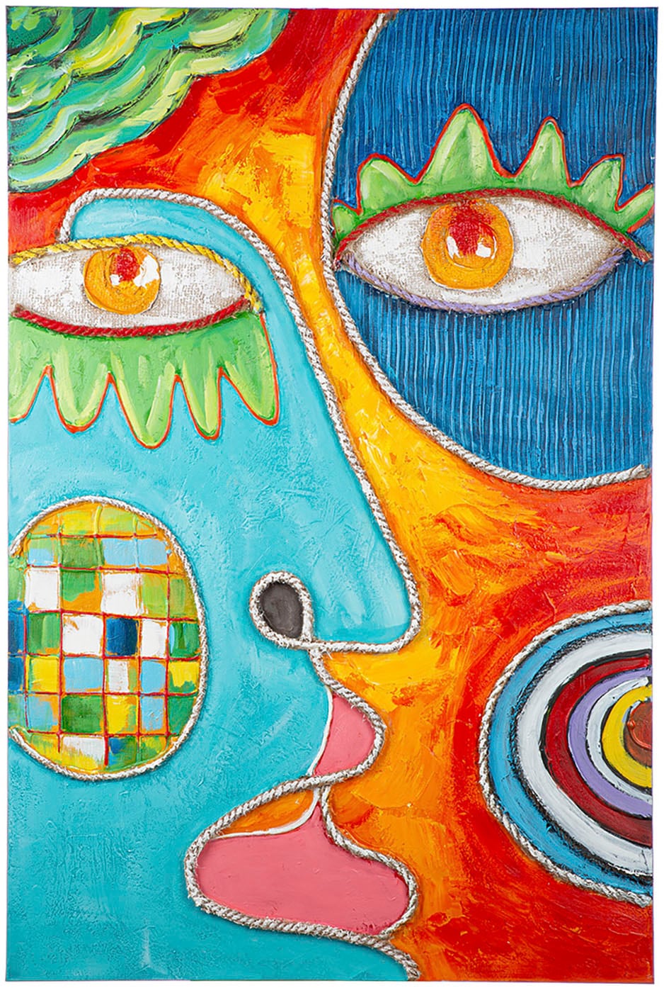 Casablanca by Gilde Leinwandbild »Visage rechteckig« 1 Stk. tlg.