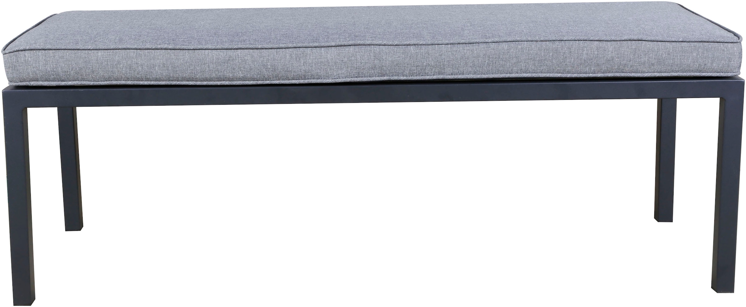 KONIFERA Gartenlounge-Set »Ecklounge »Edessa««, (Set, 14 tlg., 2x 3er Sofa, Tisch 70x140x69 cm, 1 Sitzbank, inkl. Auflagen), Armlehne mit Seilgeflecht und Nonwood-Latten
