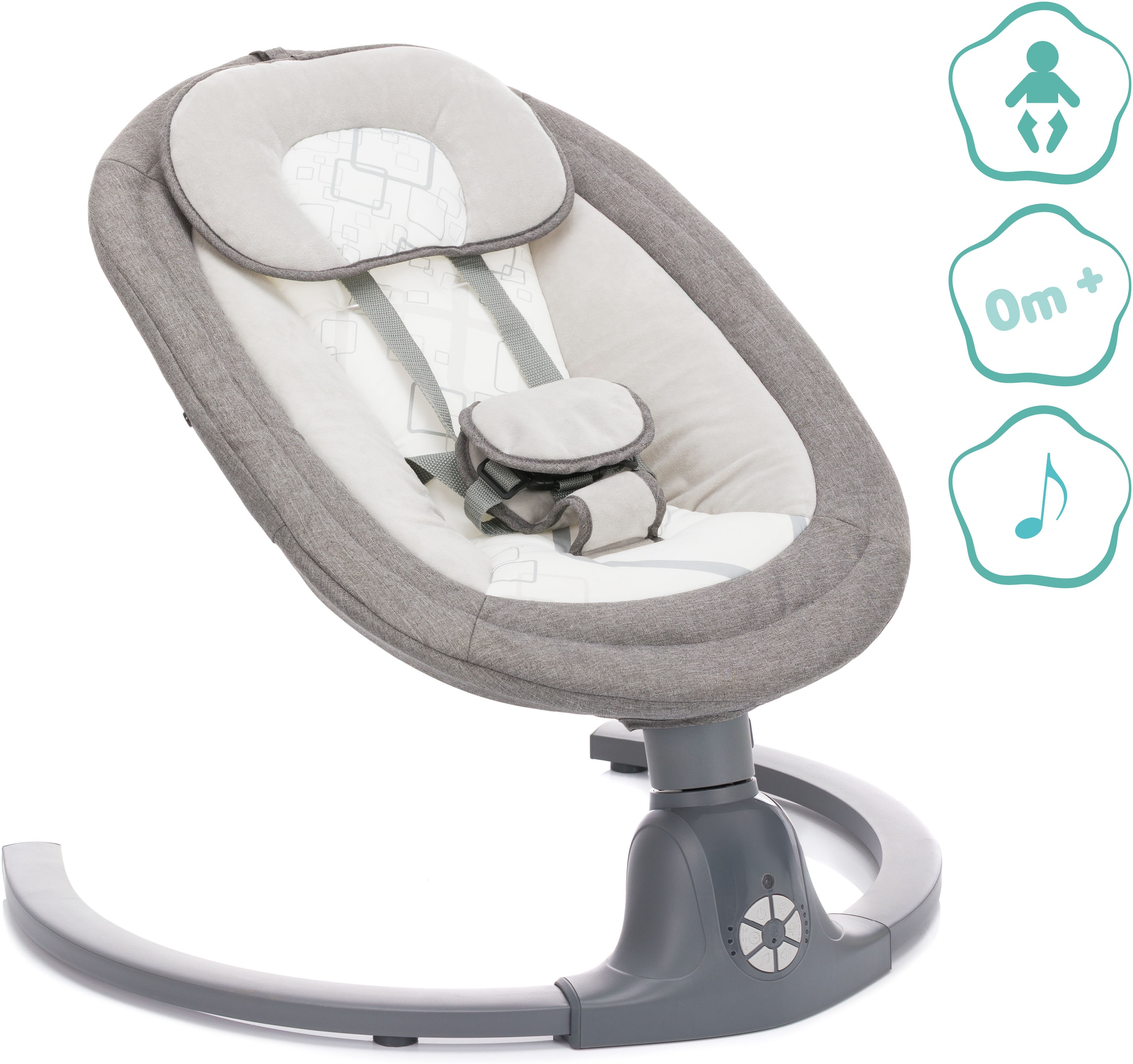 Fillikid Babywippe »Stella« bis 9 kg elektrisch; intelligente KI-Bewegungserkennung
