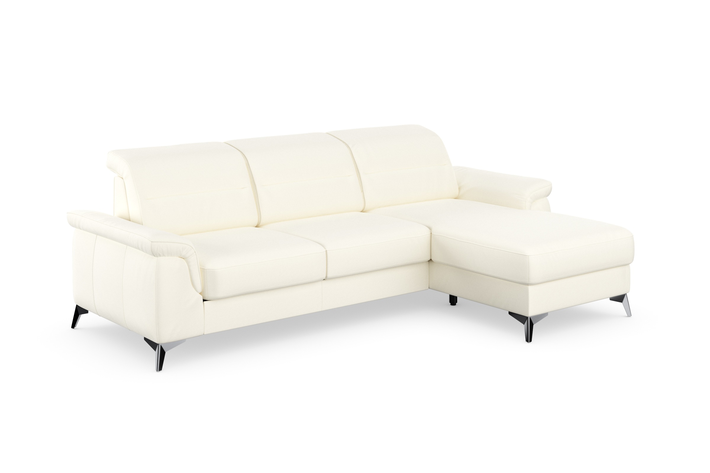 sit&more Ecksofa »Sinatra L-Form«, mit Recamiere, optinal mit Kopfteilverstellung und Armteilfunktion