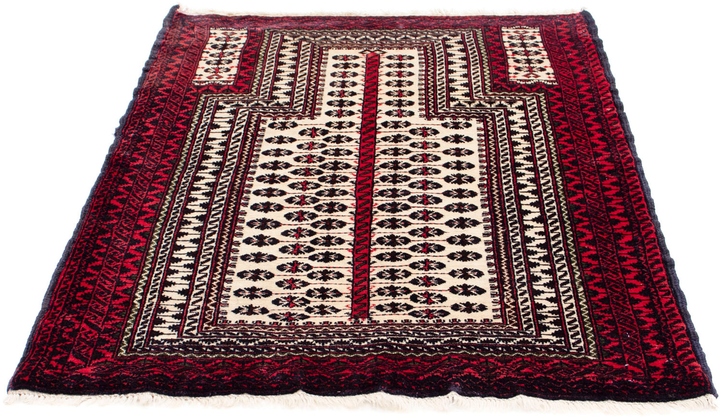 morgenland Orientteppich »Belutsch - 121 x 99 cm - beige«, rechteckig, Wohn günstig online kaufen