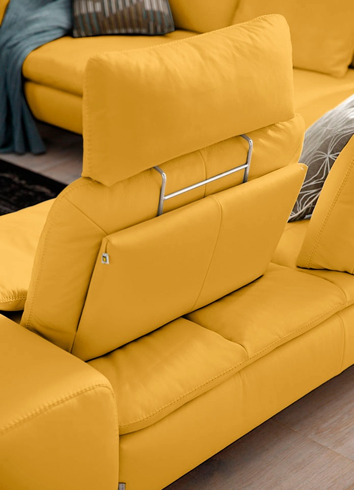 W.SCHILLIG Ecksofa »valentinoo, Designsofa, elegant und bequem, L-Form«, (Set), mit Sitztiefenverstellung, Breite 318 cm