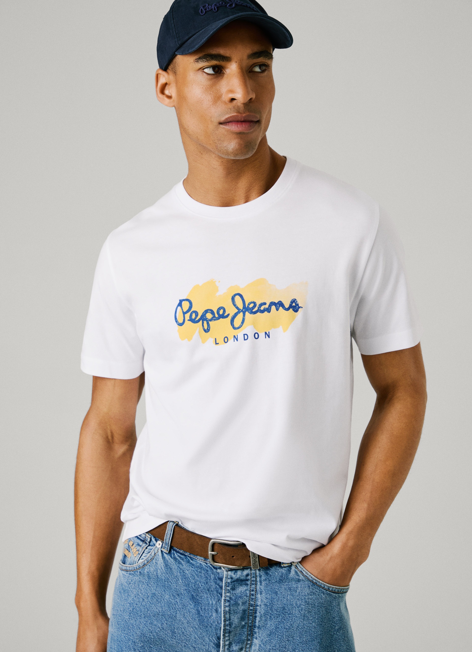 Pepe Jeans T-Shirt »MILTON TEE« mit Logoprint vorn