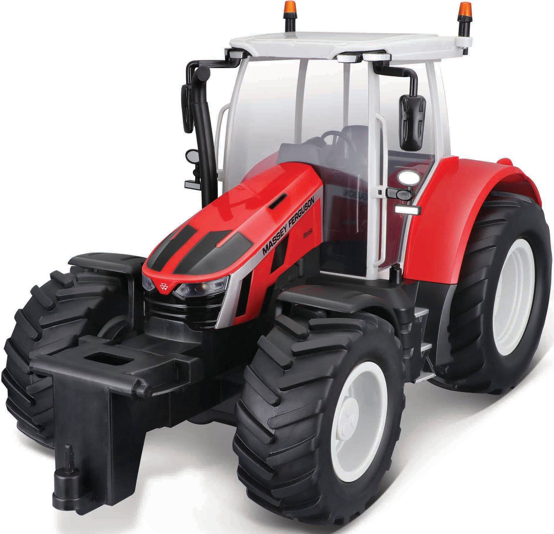 Maisto Tech RC-Traktor »Massey Ferguson 5S.145 mit Schnee-Schieber,  2,4GHz«, mit Licht bei