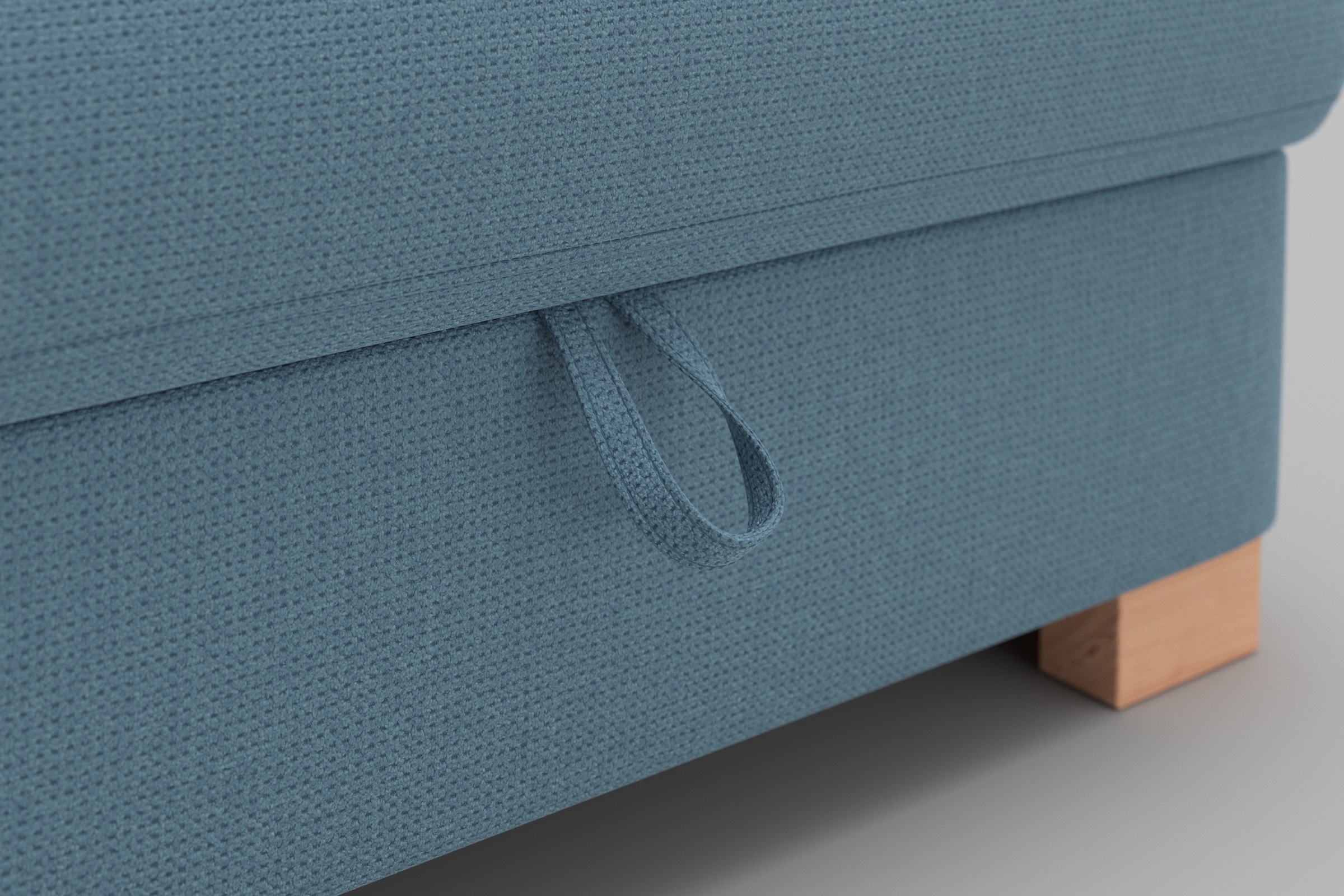 sit&more Ecksofa »Quincy L-Form«, wahlweise mit Bettfunktion und Bettkasten