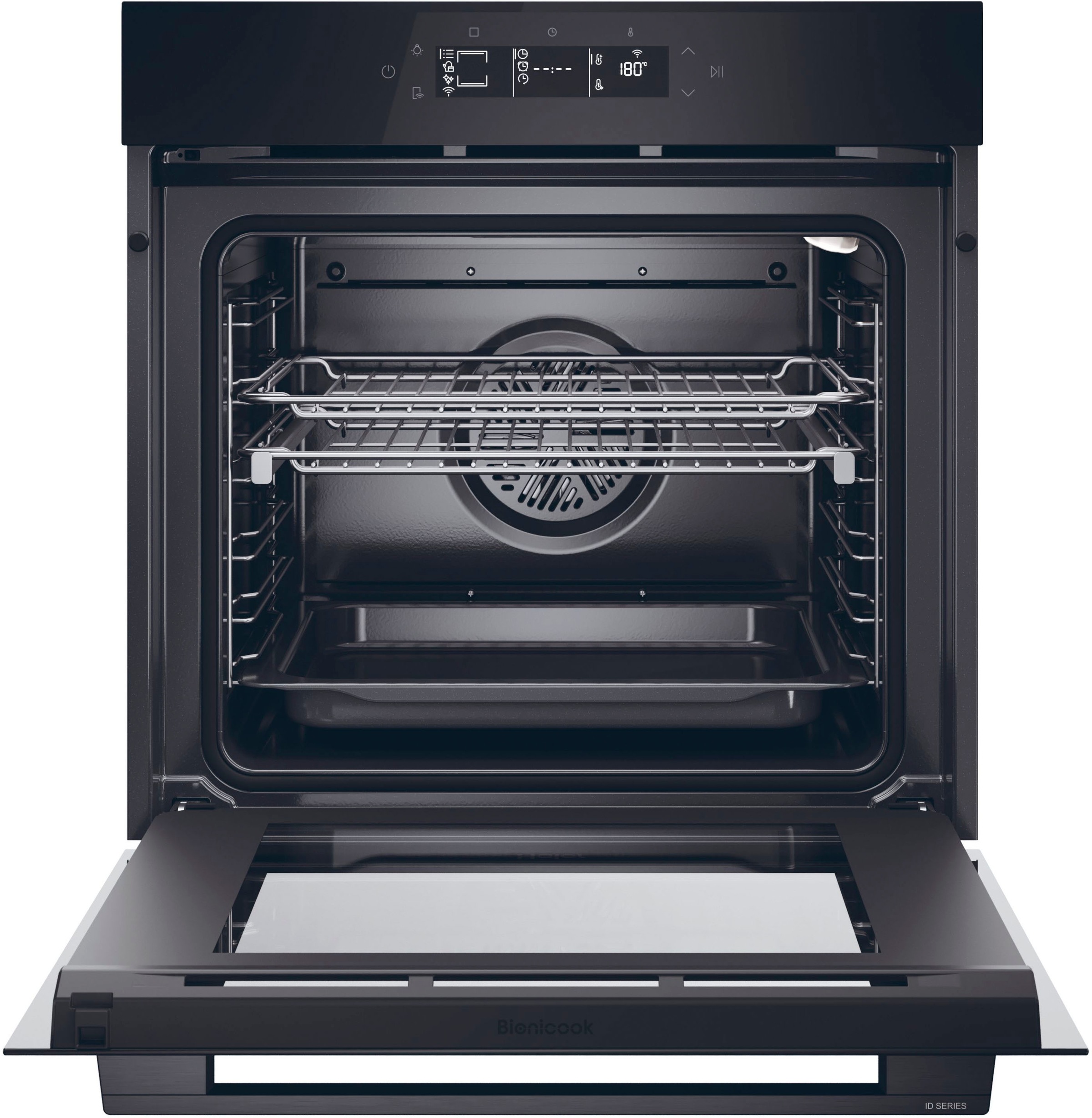 Haier Einbaubackofen ID SERIE 2 »H6 ID25G3HTB«, mit 1-fach-Teleskopauszug, Hydrolyse