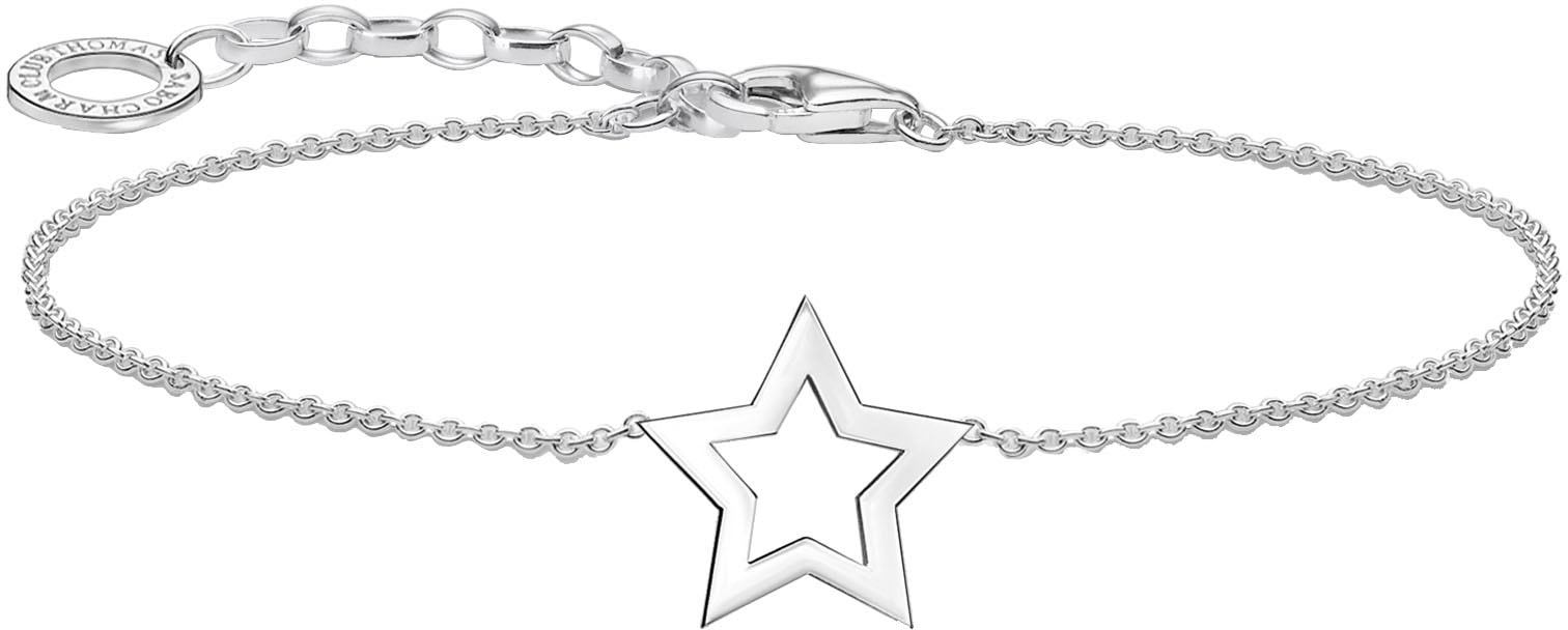 THOMAS SABO Armband »mit Stern-Anhänger, A2162-001-21-L19V, A2162-413-39-L19V«