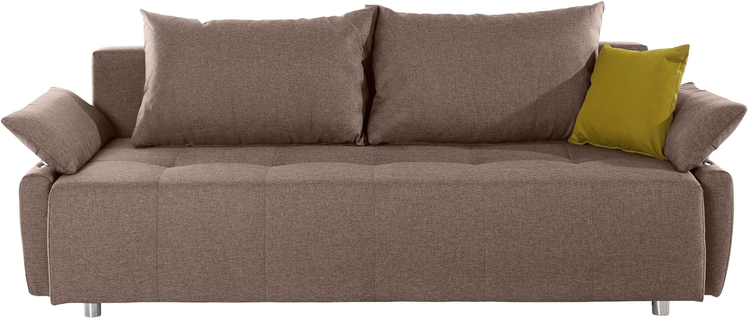 COLLECTION AB Schlafsofa »Funtastic«, mit Federkern, Bettfunktion, inklusive 2 Rücken- und 1 Zierkissen