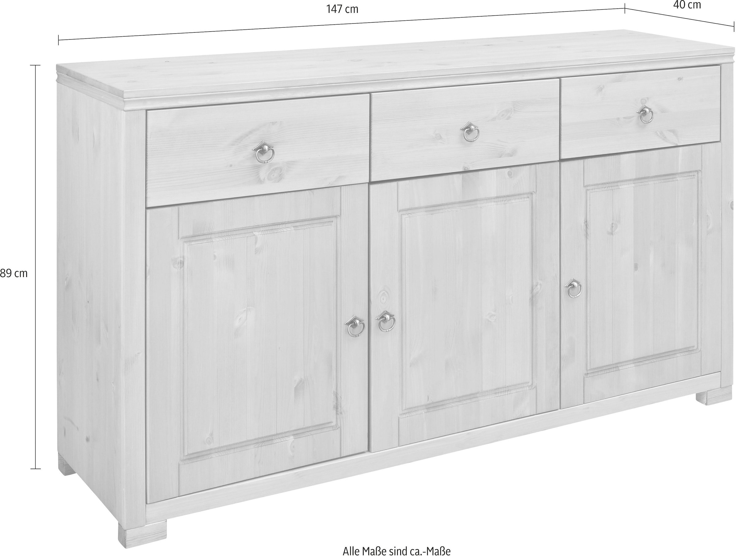 Breite Home Rechnung Sideboard auf bestellen affaire 147 »Gotland«, cm