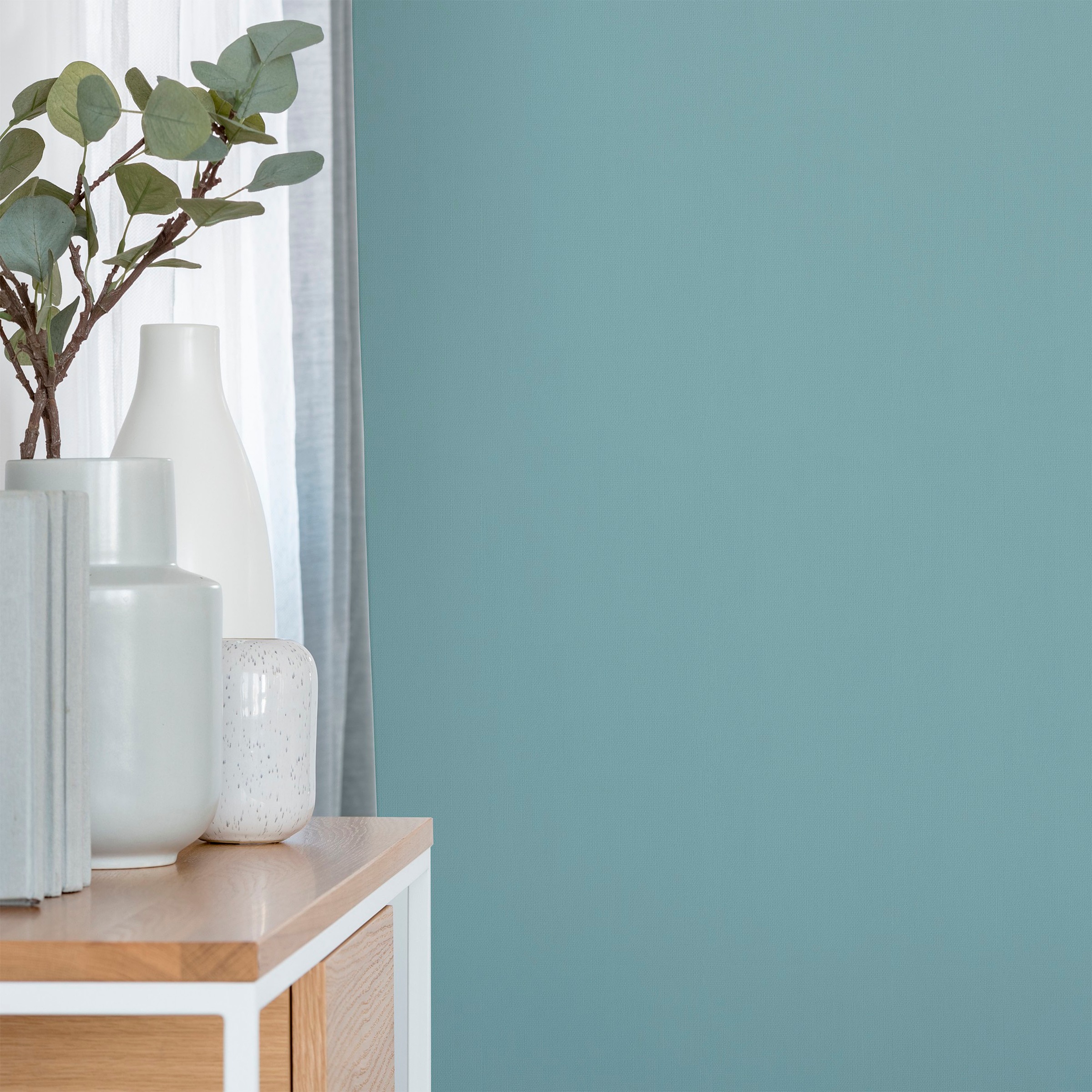 Superfresco Easy Vliestapete »Lynn Sky Blau« unifarben texturiert uni