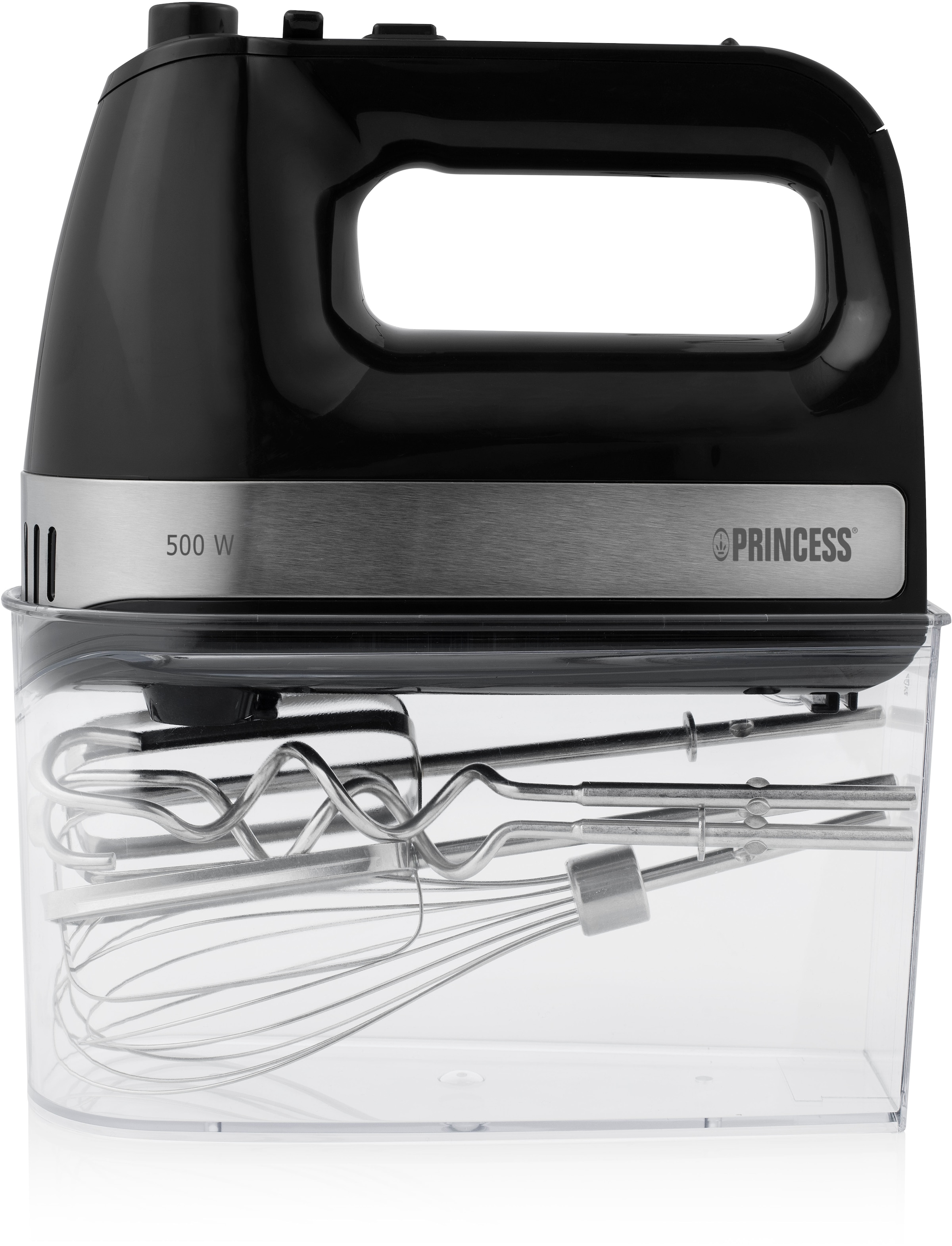 PRINCESS Handmixer »222206 Power 500«, 500 W, leistungsstarker Motor - Aufbewahrungsbox