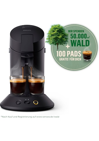 Kaffeepadmaschine »Original Plus Eco CSA210/22, aus 80% recyceltem Plastik*«, 100...