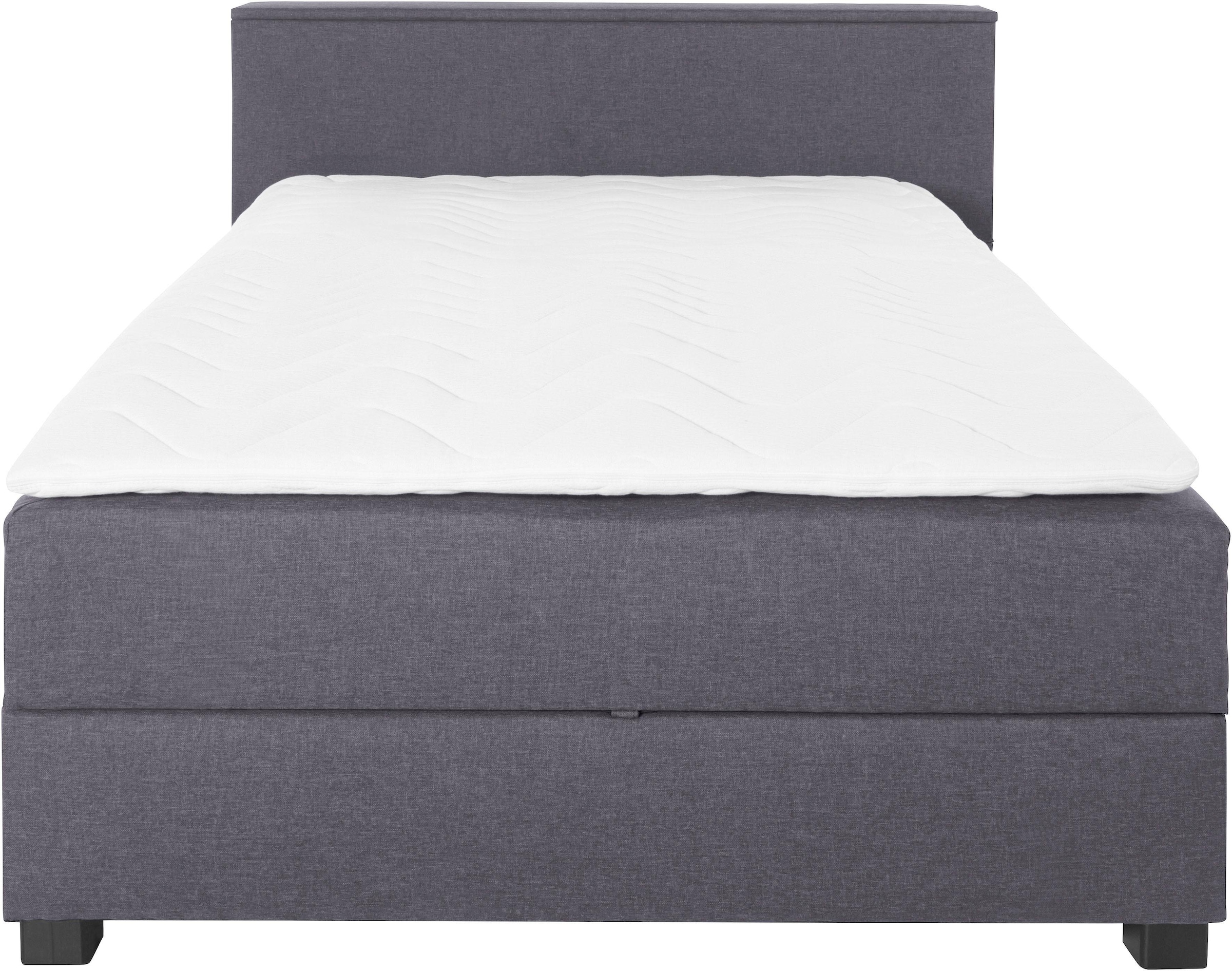 3. Bild von Breckle Northeim Boxspringbett, mit ausziehbarem Regal, Topper und Bettkasten