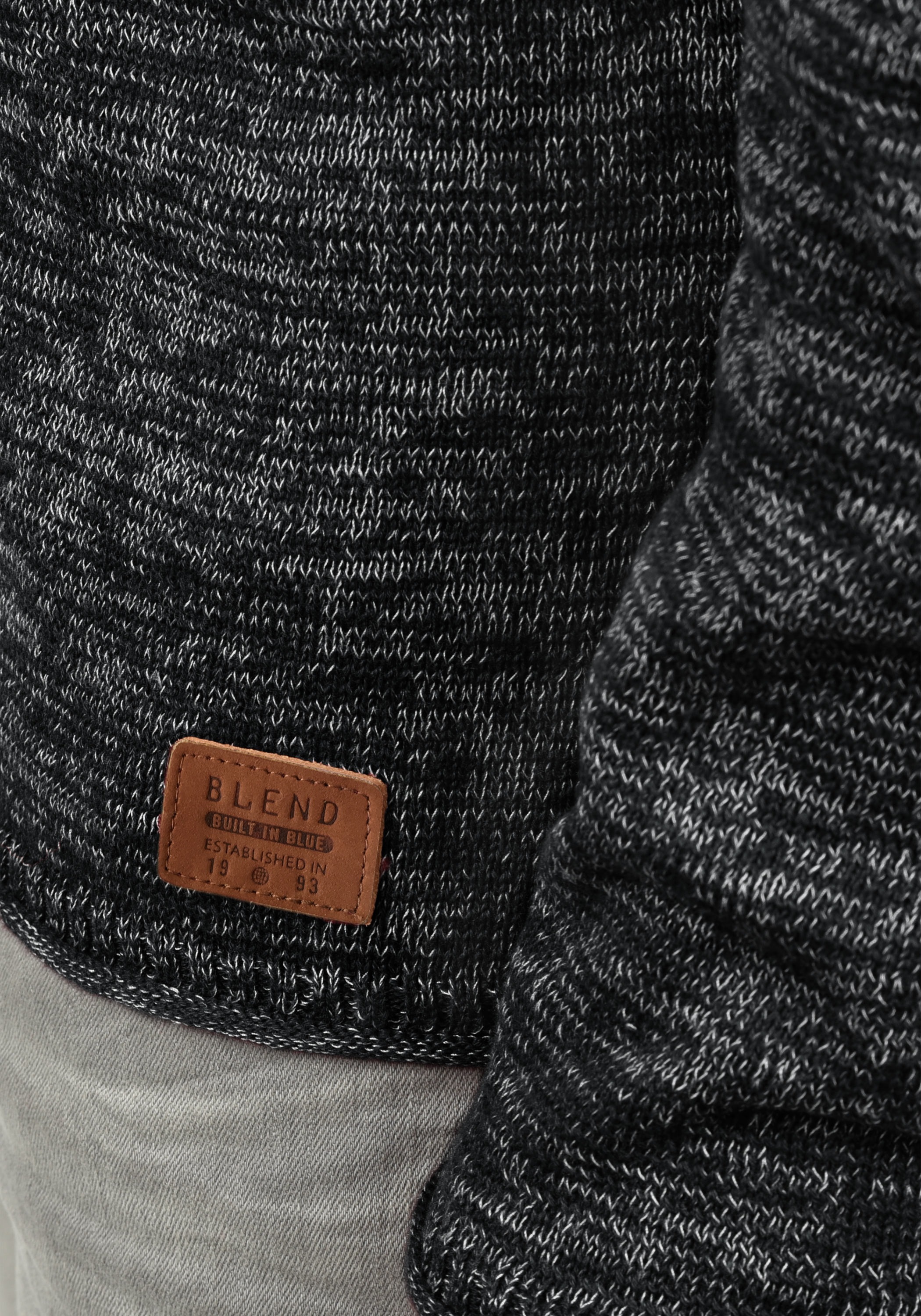 Blend Strickpullover »BHDan« Stilvoller Strickpullover mit aufgerollten Säumen