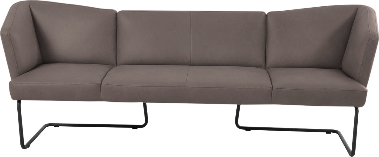 K+W Komfort & Wohnen Polsterbank »Mikkado Tube«, in abgerundeter Form, Rundrohrkufe lang, in 2 Breiten 192 oder 242 cm